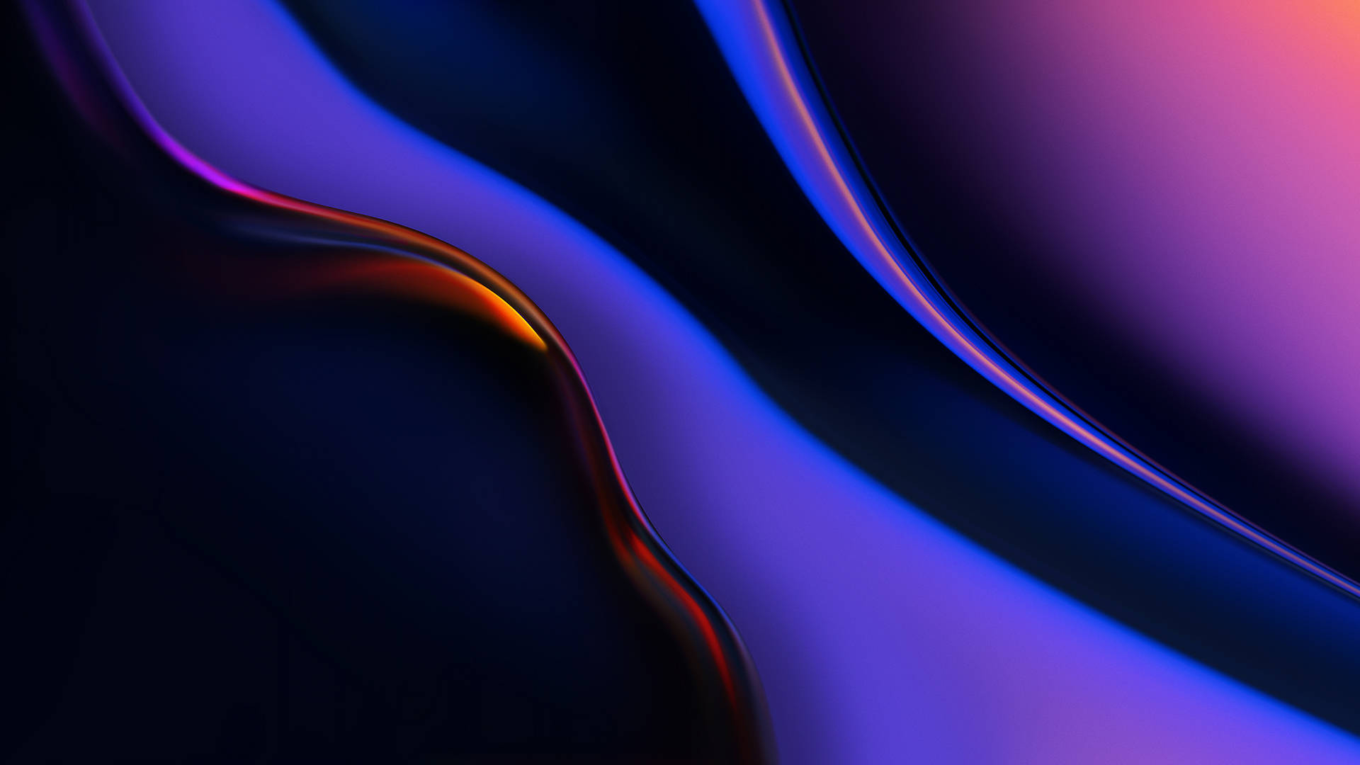 Елегантен Смартфон OnePlus на Синь-виолетов Фон Тапет