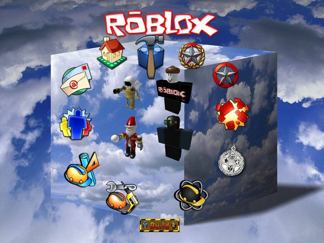 Невероятна тапет на икони на онлайн играта Roblox.