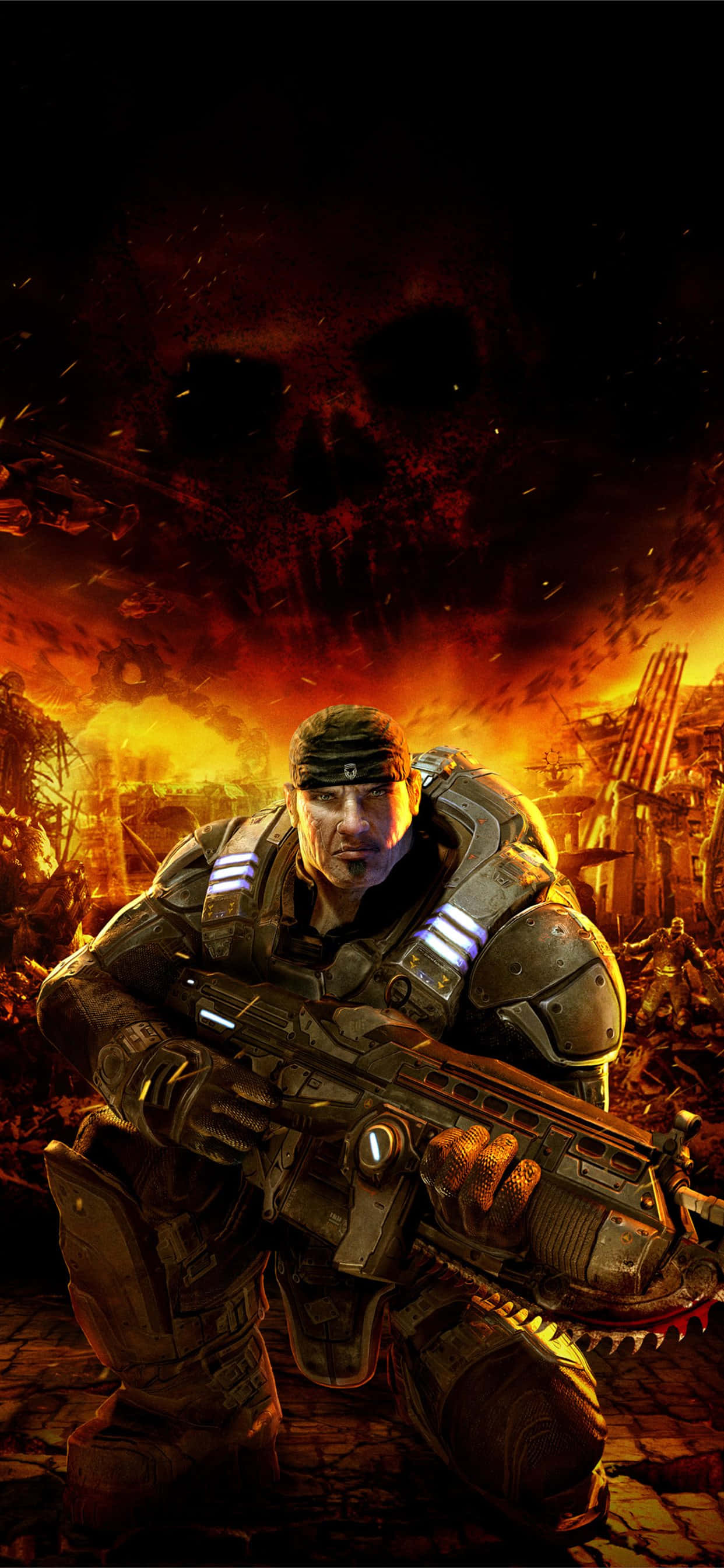 Епична бойна сцена – Gears of War 5 тапет за iPhone XS Тапет