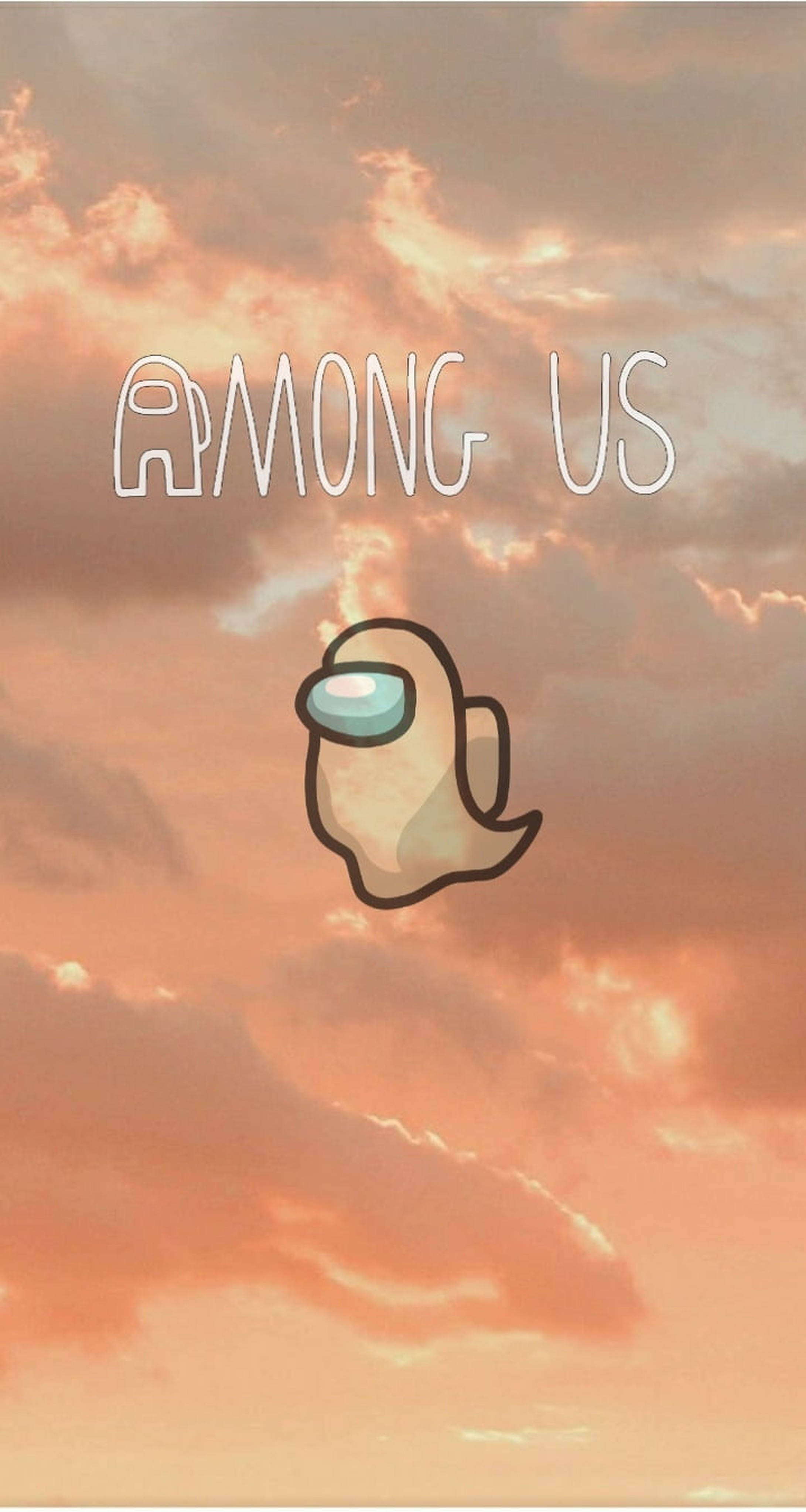 Естетичен призрак от Among US Тапет