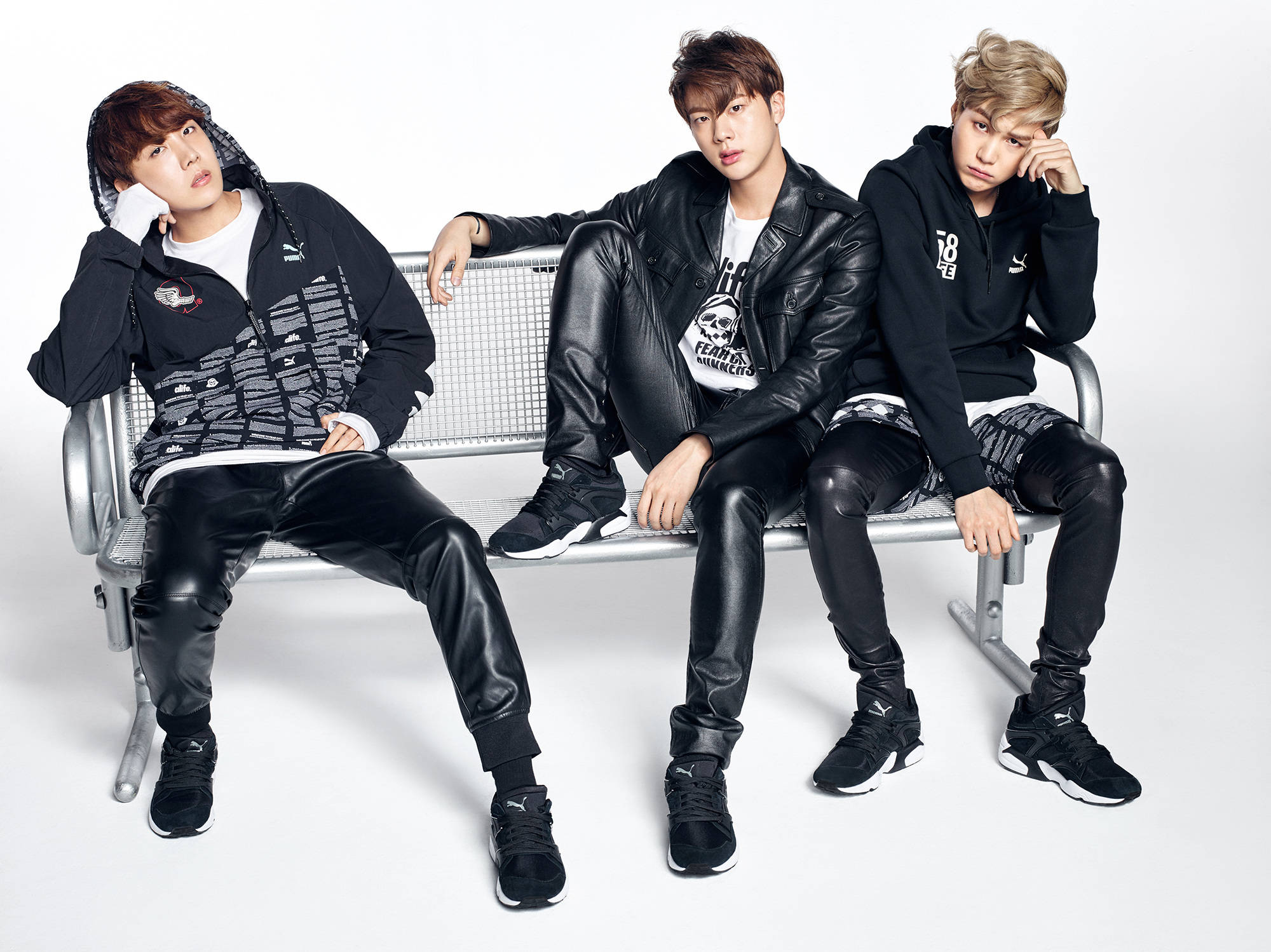 Естетична Hyung линия на BTS Тапет