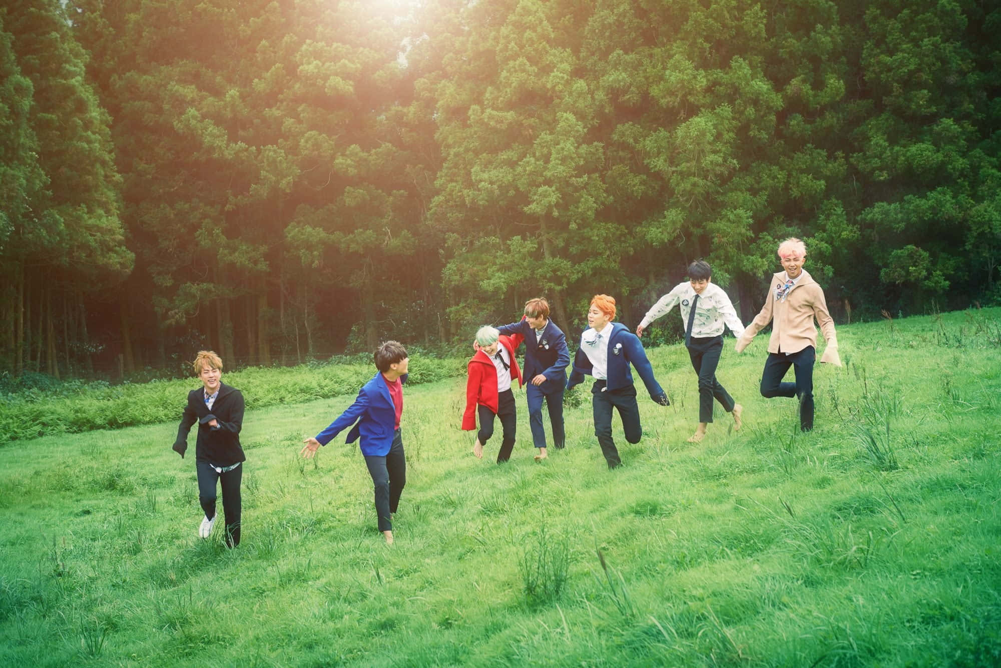 Естетични снимки на BTS Тапет