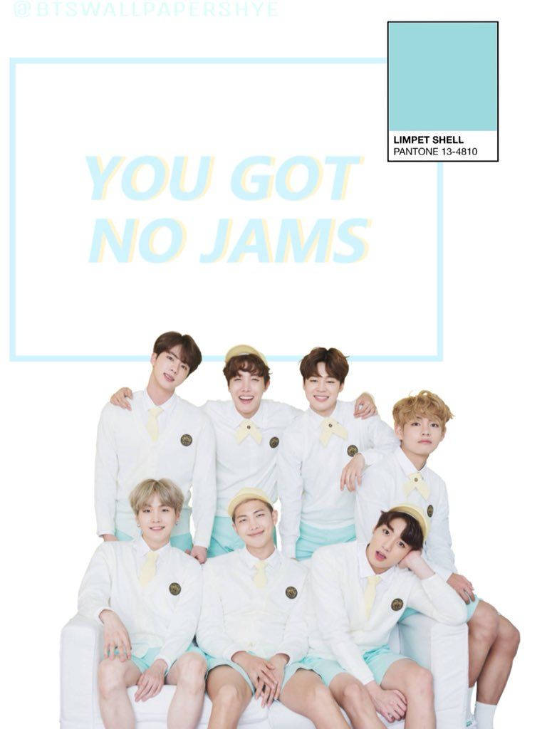 Естетично BTS No Jams Тапет