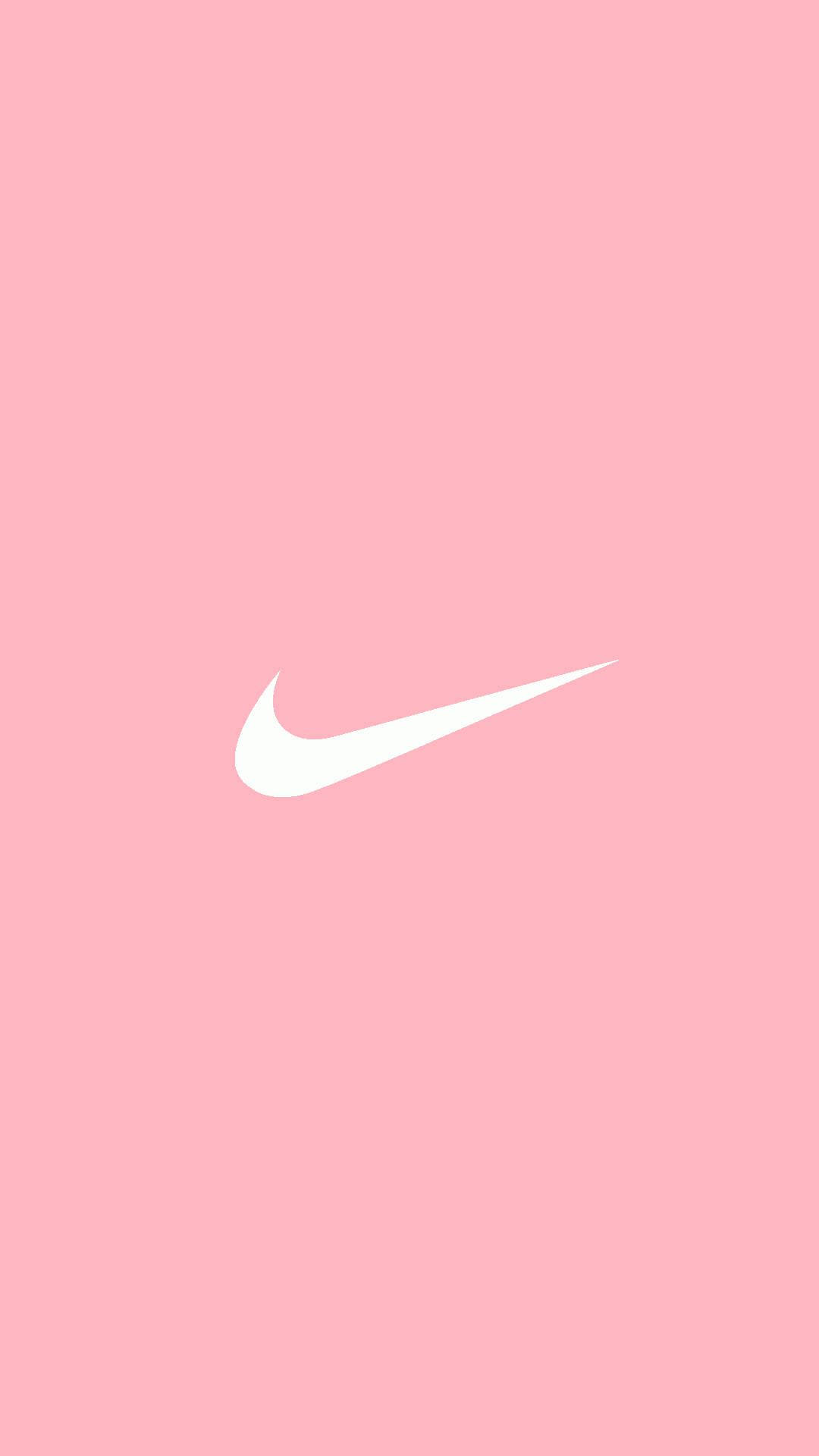 Естетично розово Nike Тапет