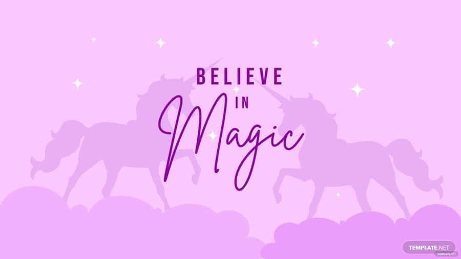 Жива магическа мечта за еднорог 🦄 Тапет