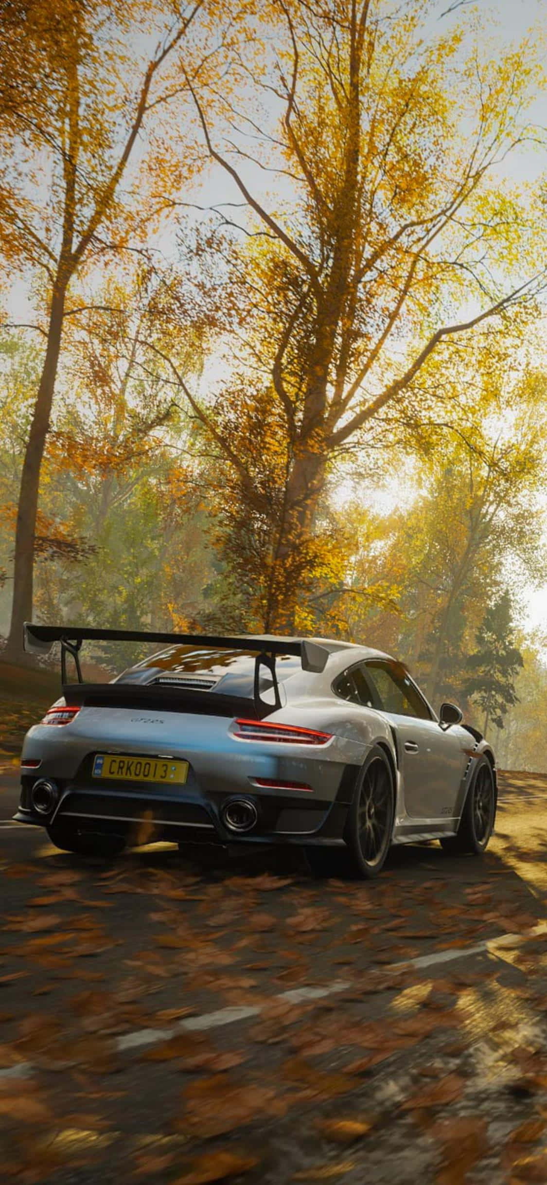 Завладейте състезателните траси с iPhone Xs & Forza Horizon 4 Тапет