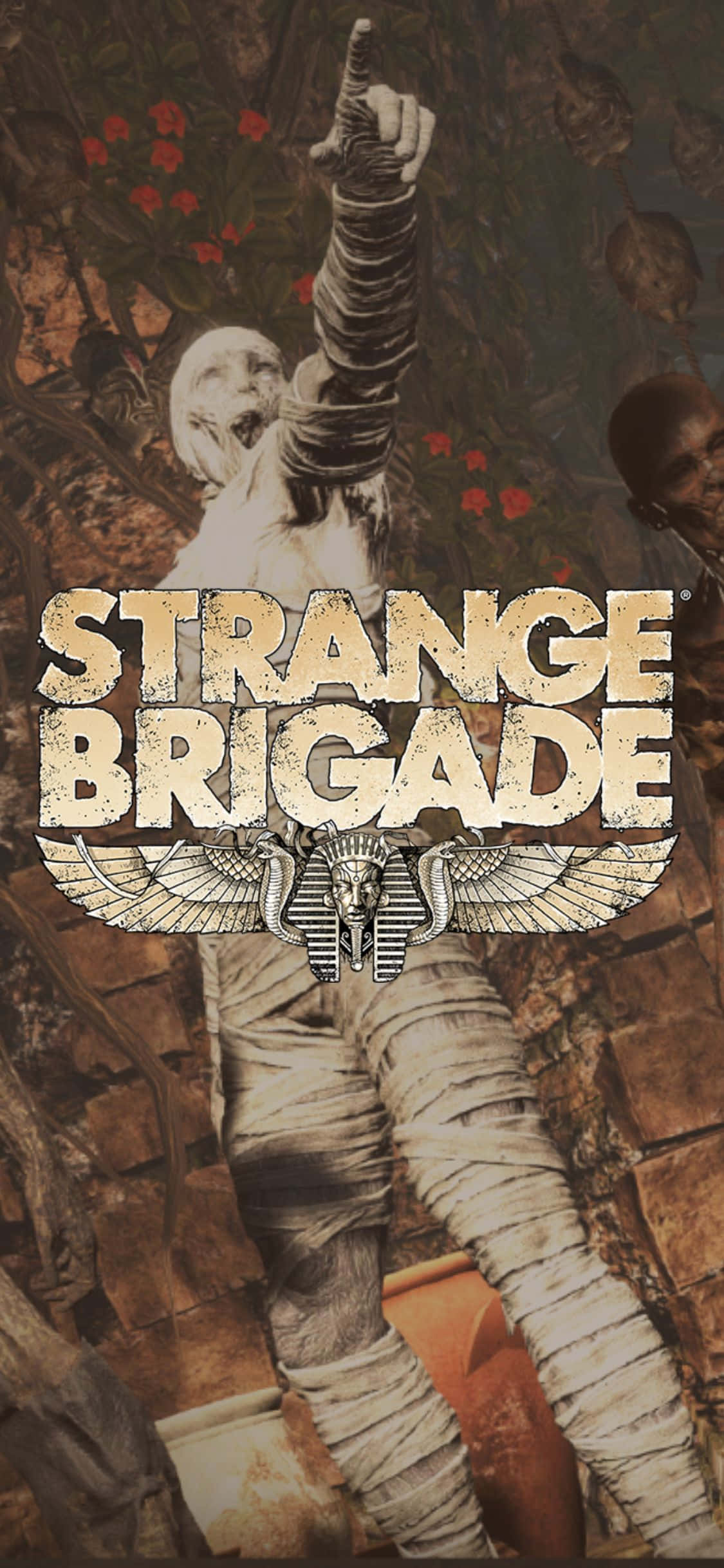 Закълнат зомби сочи iPhone X Strange Brigade фон Тапет