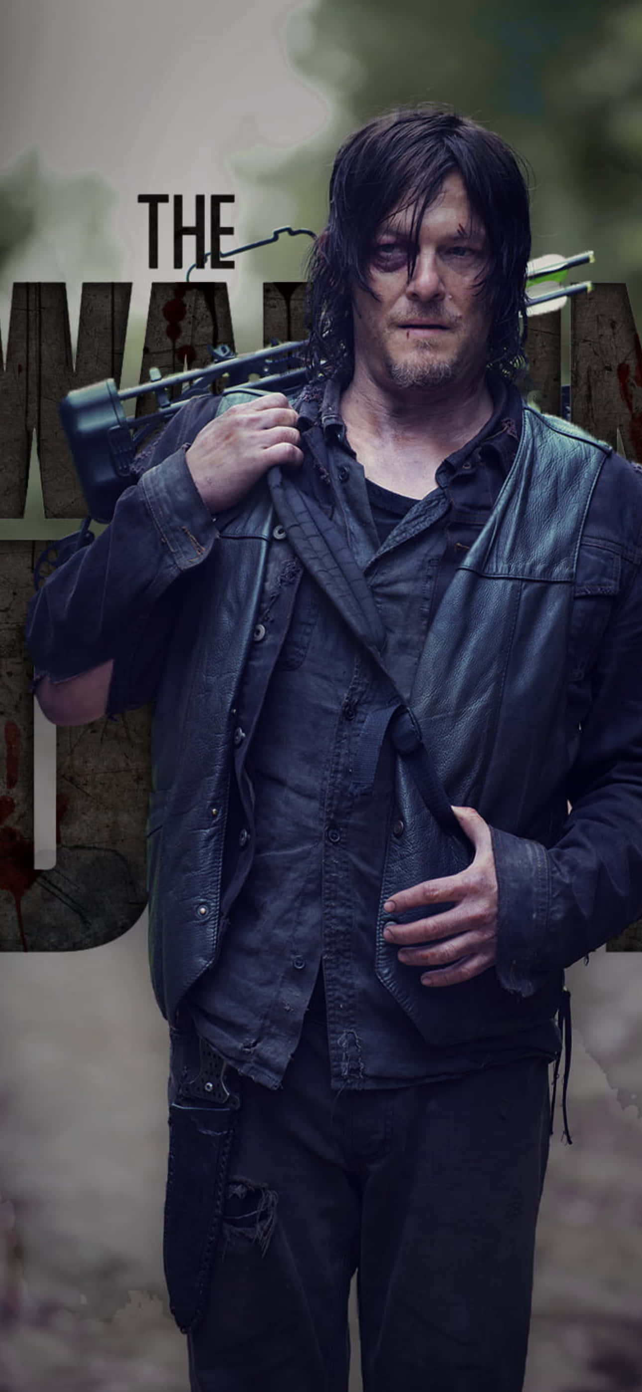 Защитите ваши iPhone с стилизацията на The Walking Dead Тапет