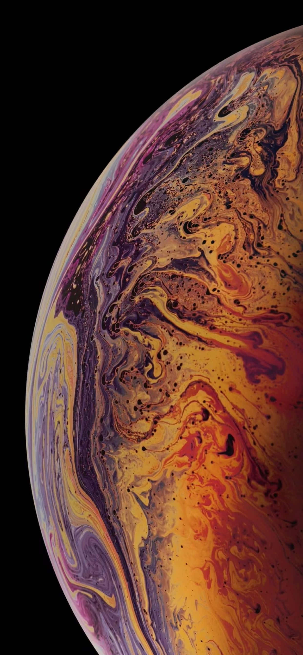 Звездна вселена на екрана на iPhone XS Max Тапет