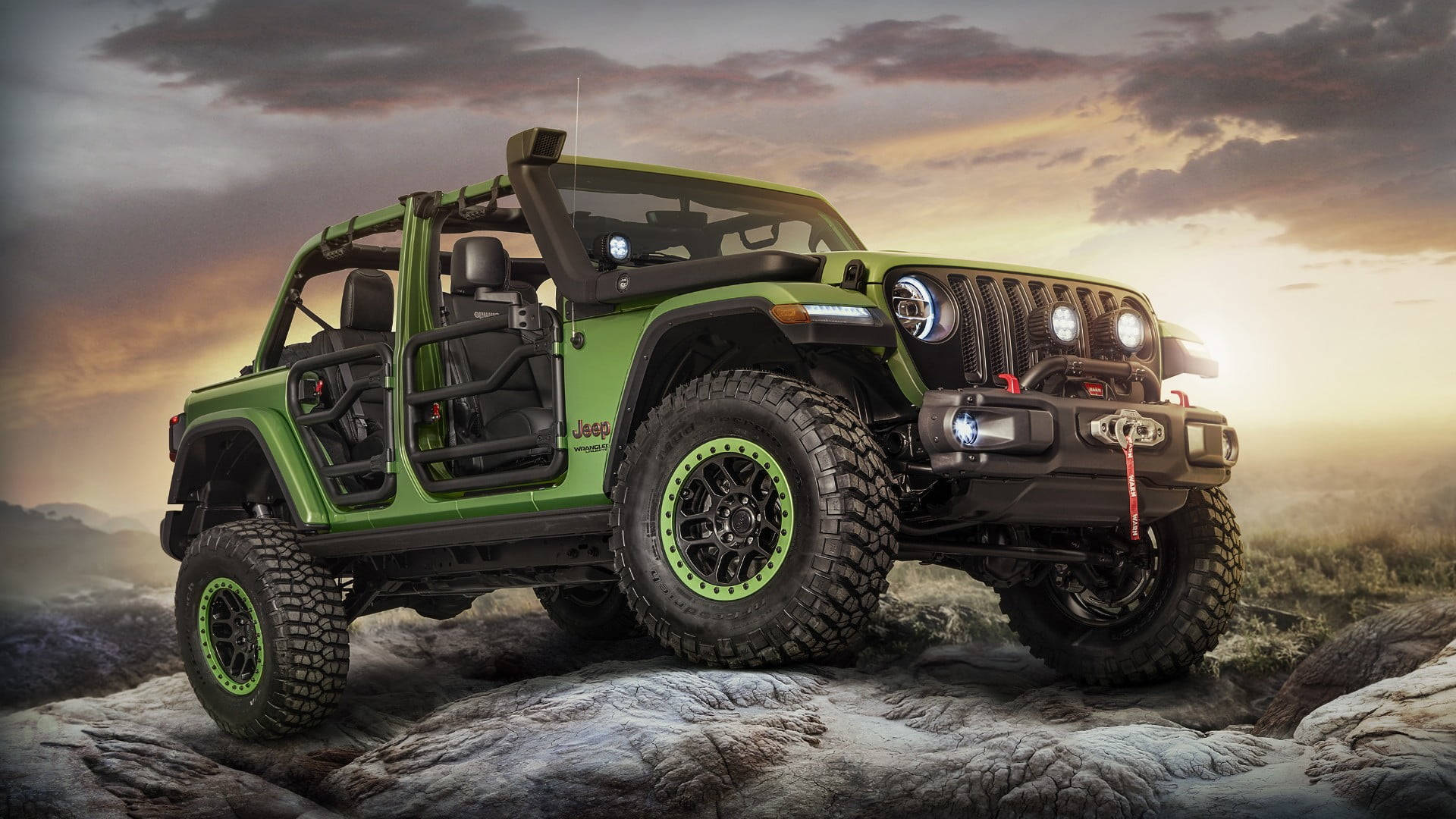 Зелен Thar 4K Jeep