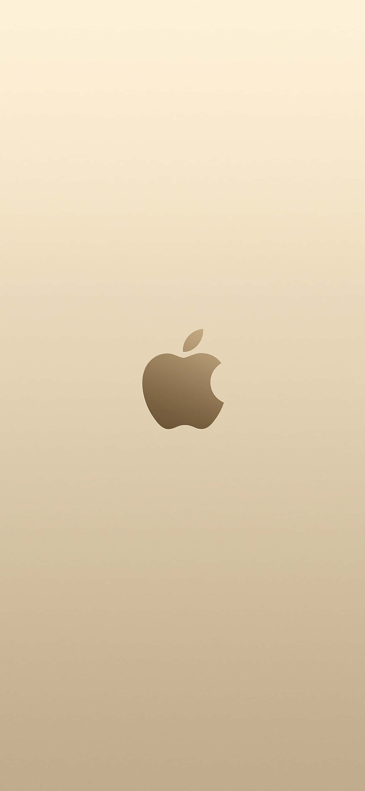 Златен фон с логотип на iPhone Тапет