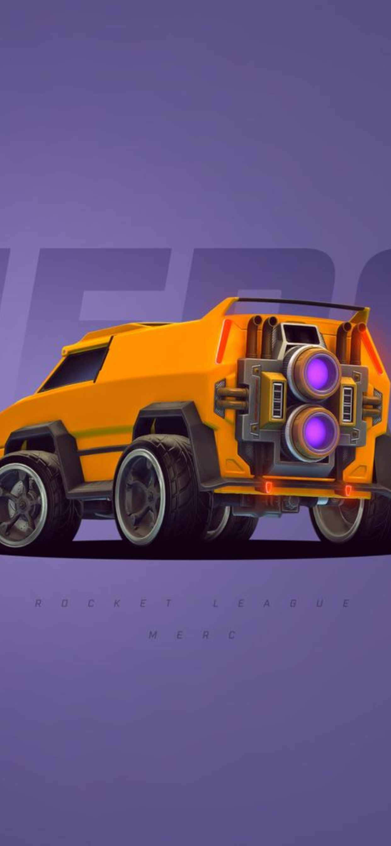 Rocket League гейминг захранен от iPhone XS Max Тапет