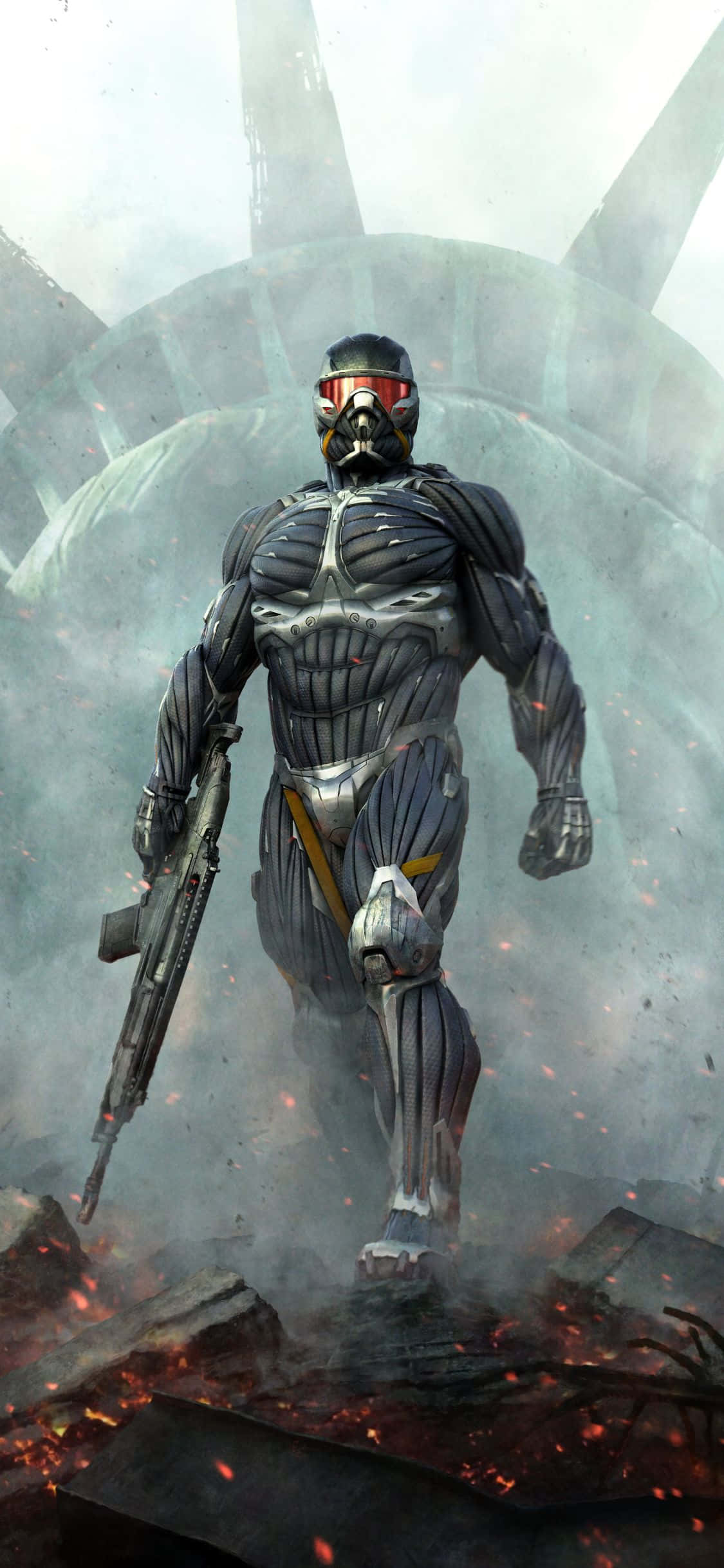 Играйте Crysis 3 на вашия iPhone X Тапет