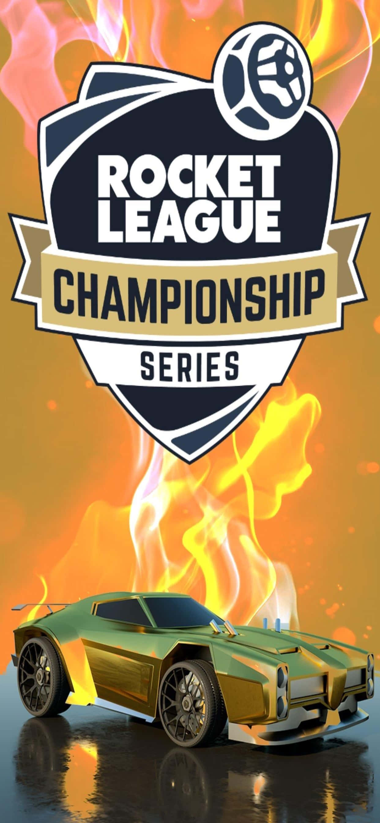„Играч игращ с iPhone Xs Max на Rocket League“ Тапет