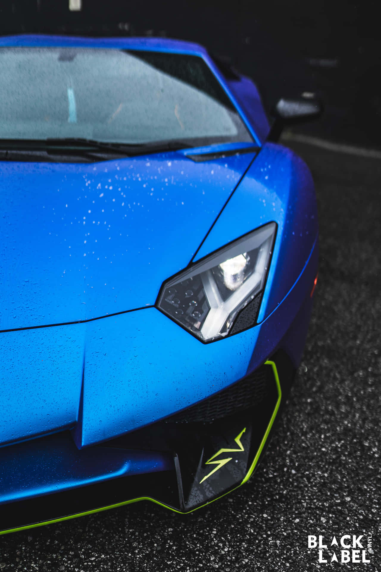 Син Lamborghini iPhone — Суперавтомобили Тапет