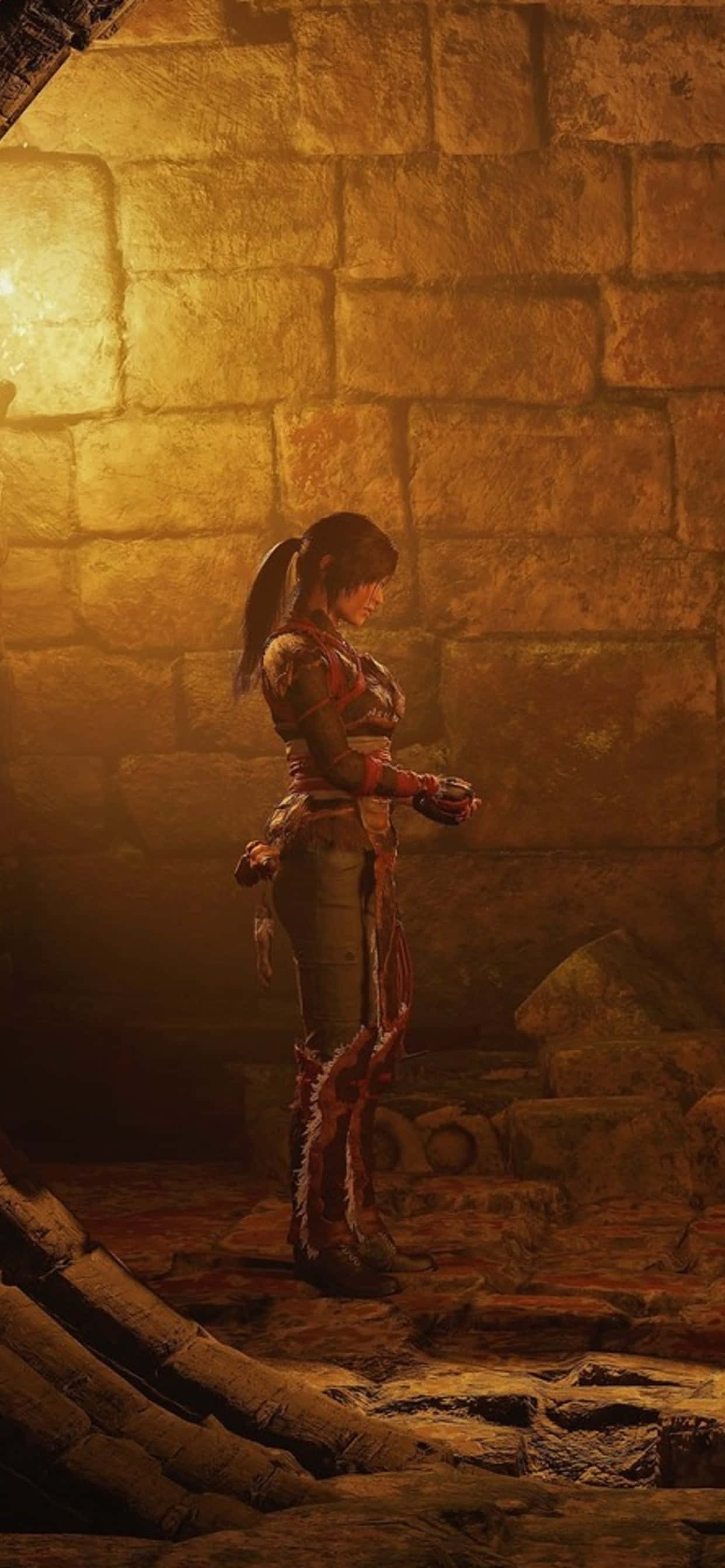 Издигнете се над сенките - Pixel 3 & Shadow Of the Tomb Raider Тапет