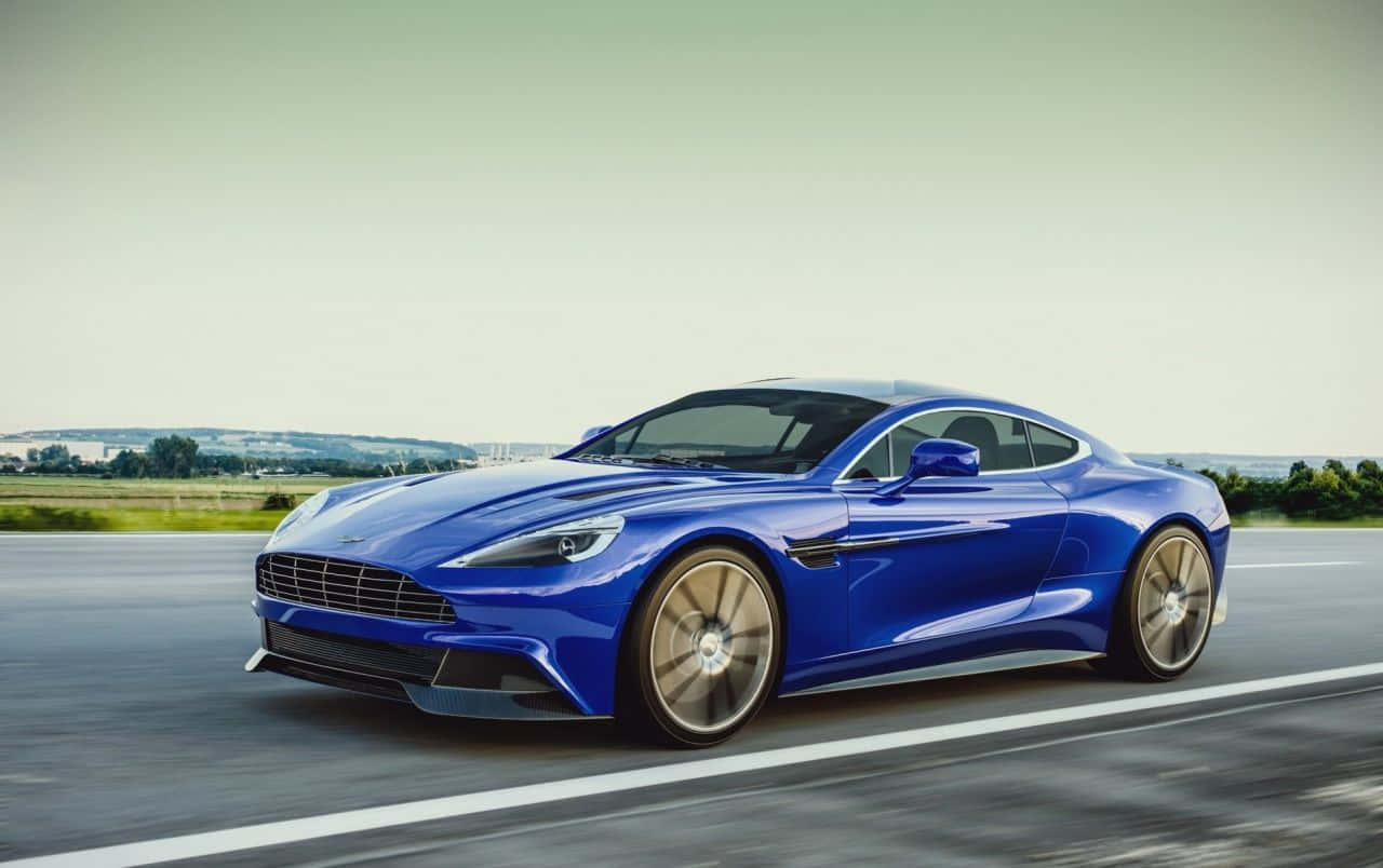 Изживей мощта и елегантността на Aston Martin Vanquish Тапет