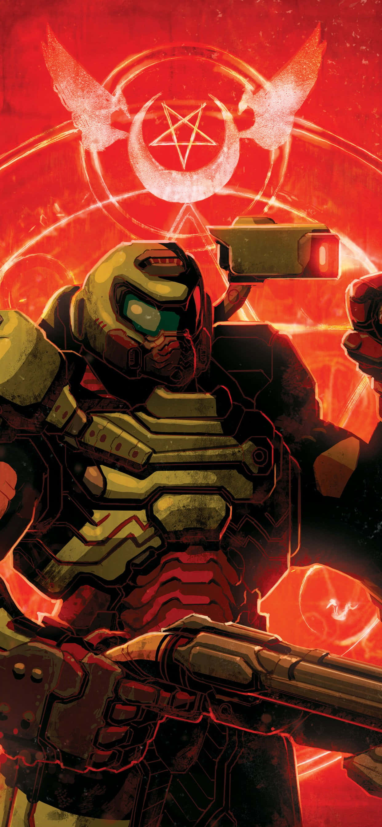 Изживейте Doom Eternal на ваши айфон Тапет