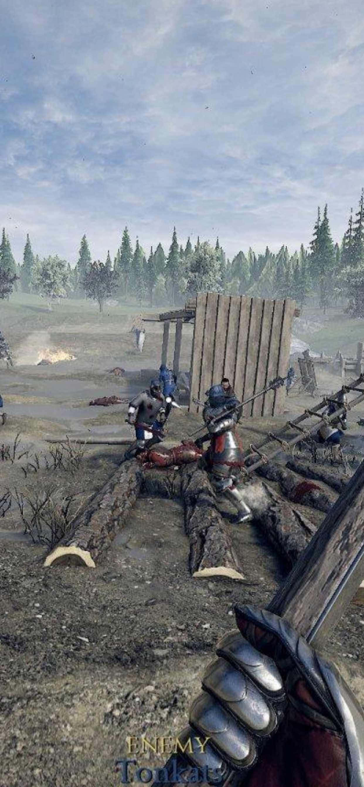 Изживейте игрова интензивност с iPhone Xs Max Mordhau Тапет