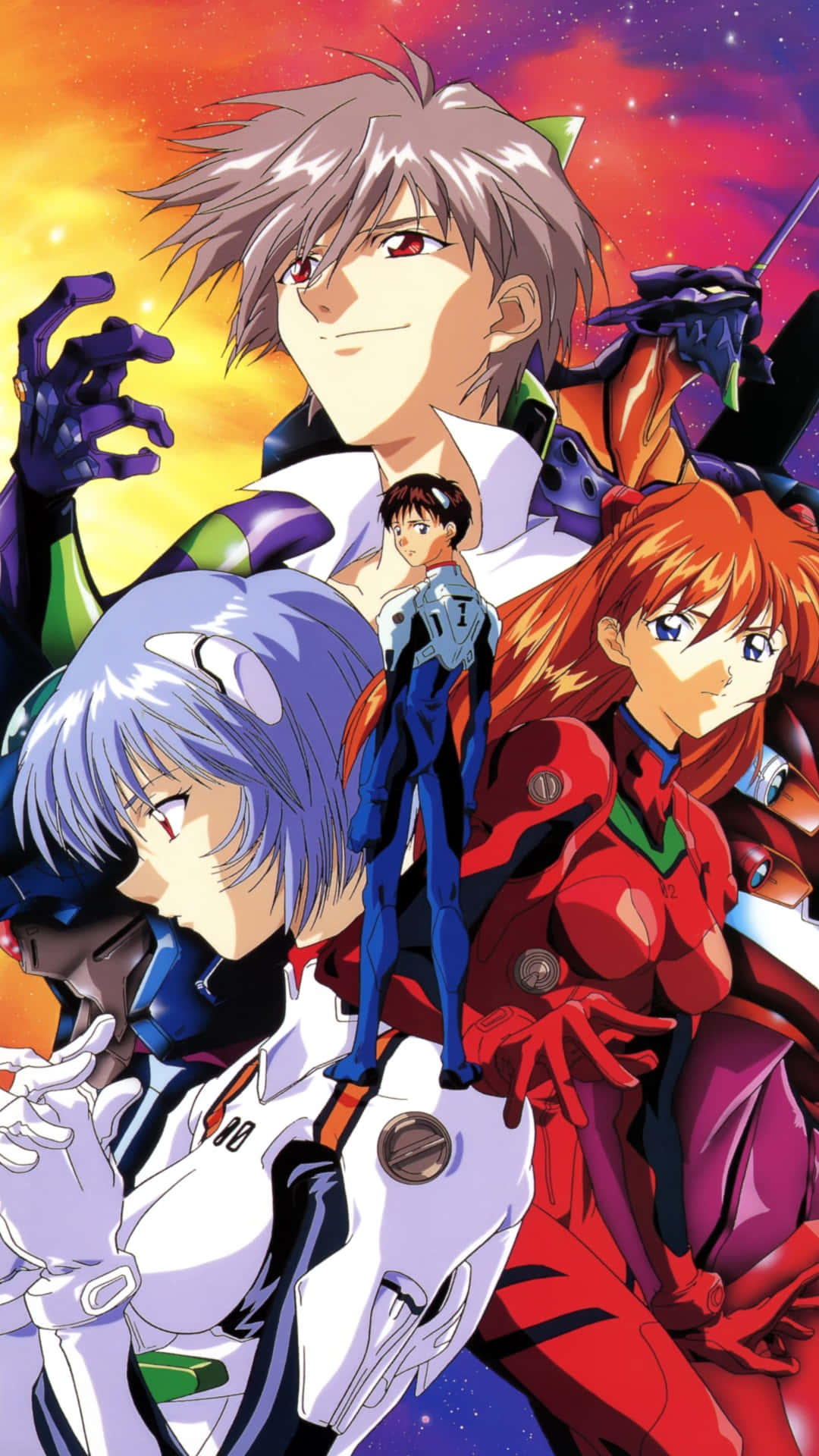 Изживейте силата на Evangelion Тапет