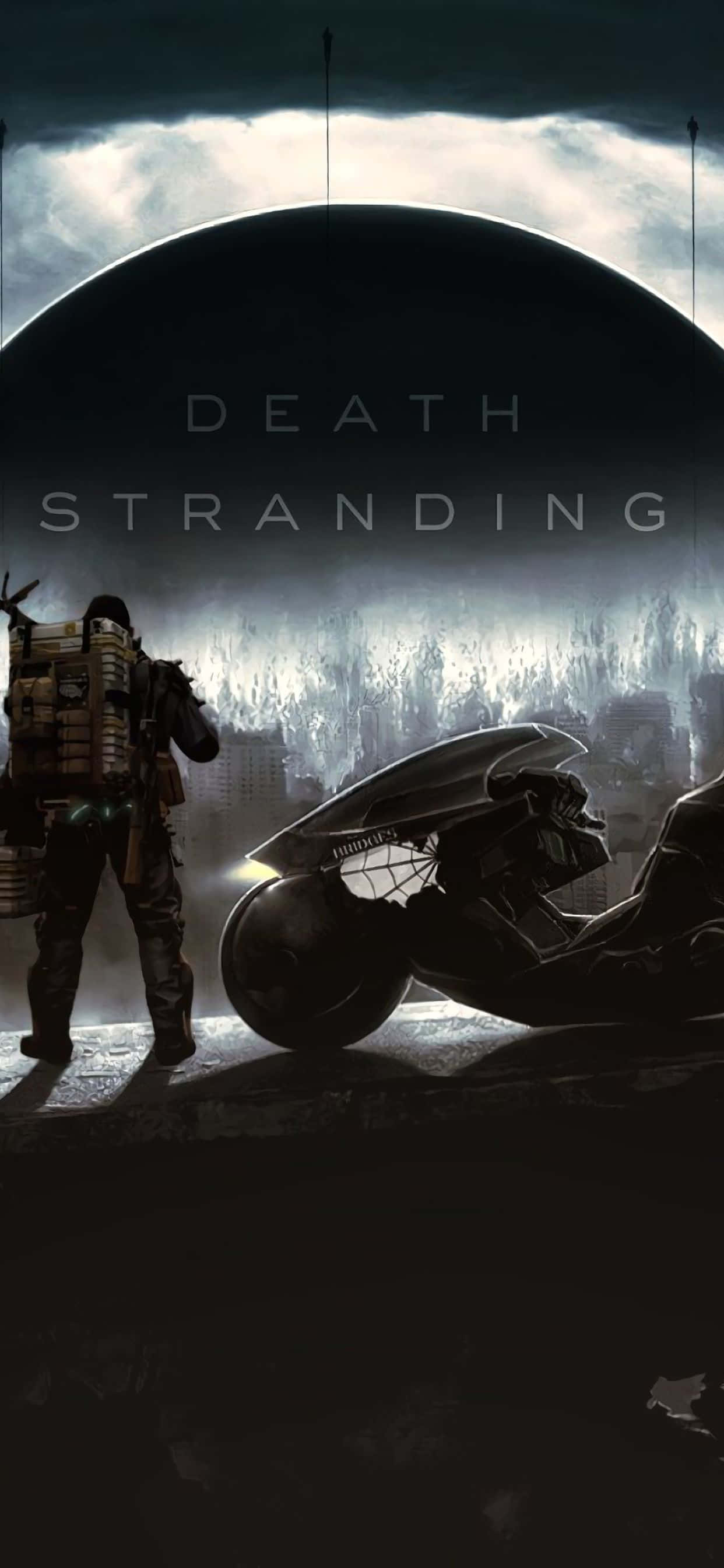 Изживейте вълнението на Death Stranding на вашия iPhone Xs Max Тапет
