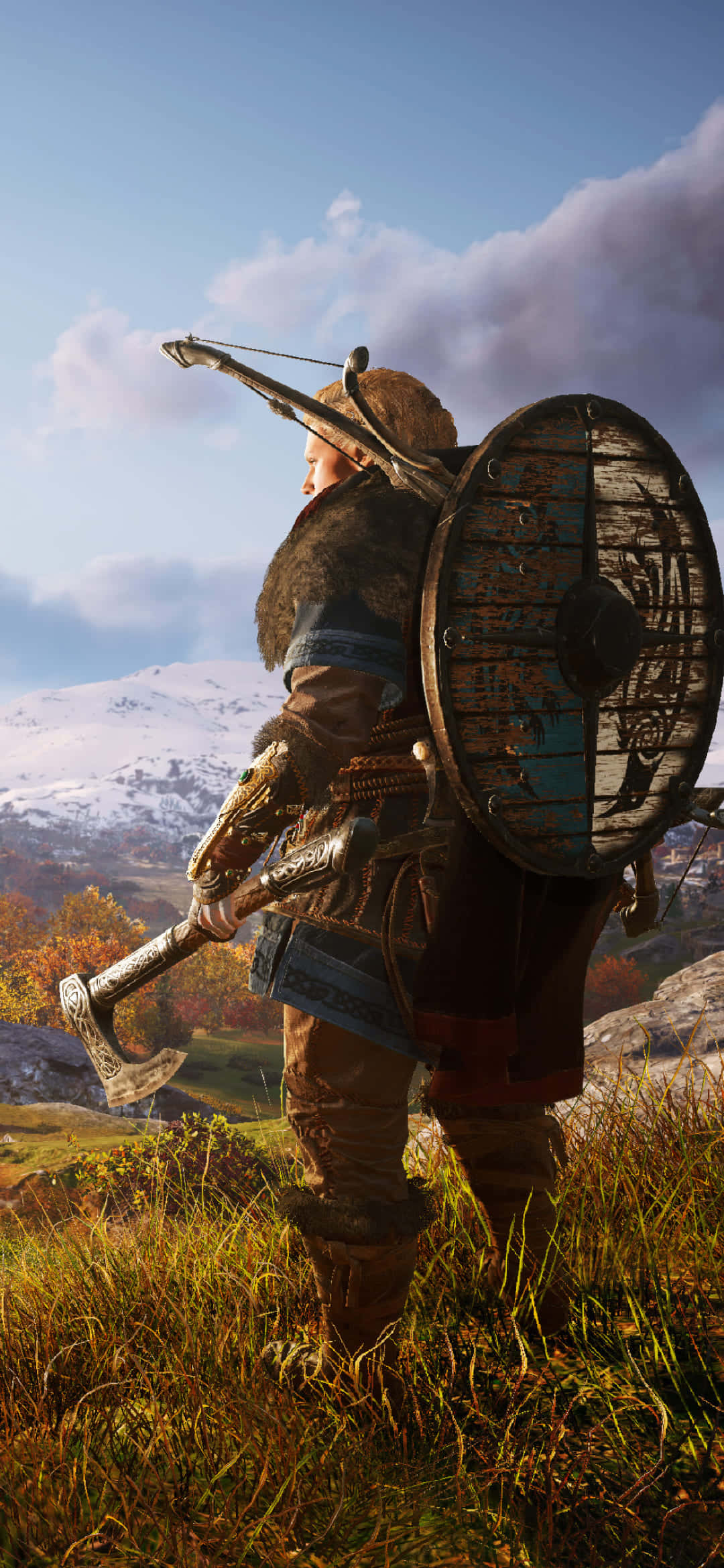 Изживейте тръпката на Assassin's Creed Valhalla Тапет