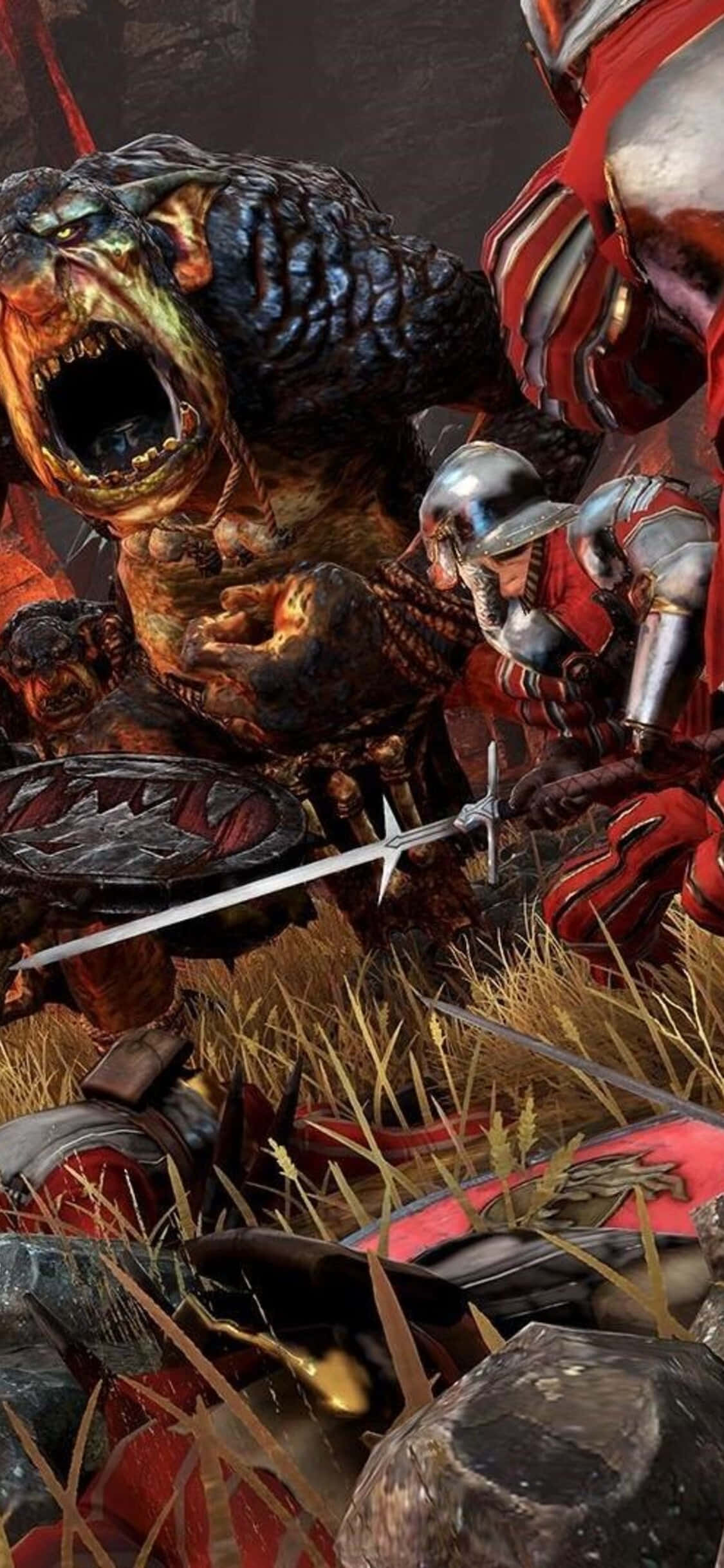 Изпитайте крайната фантастическа война с iPhone X и Total War Warhammer Тапет