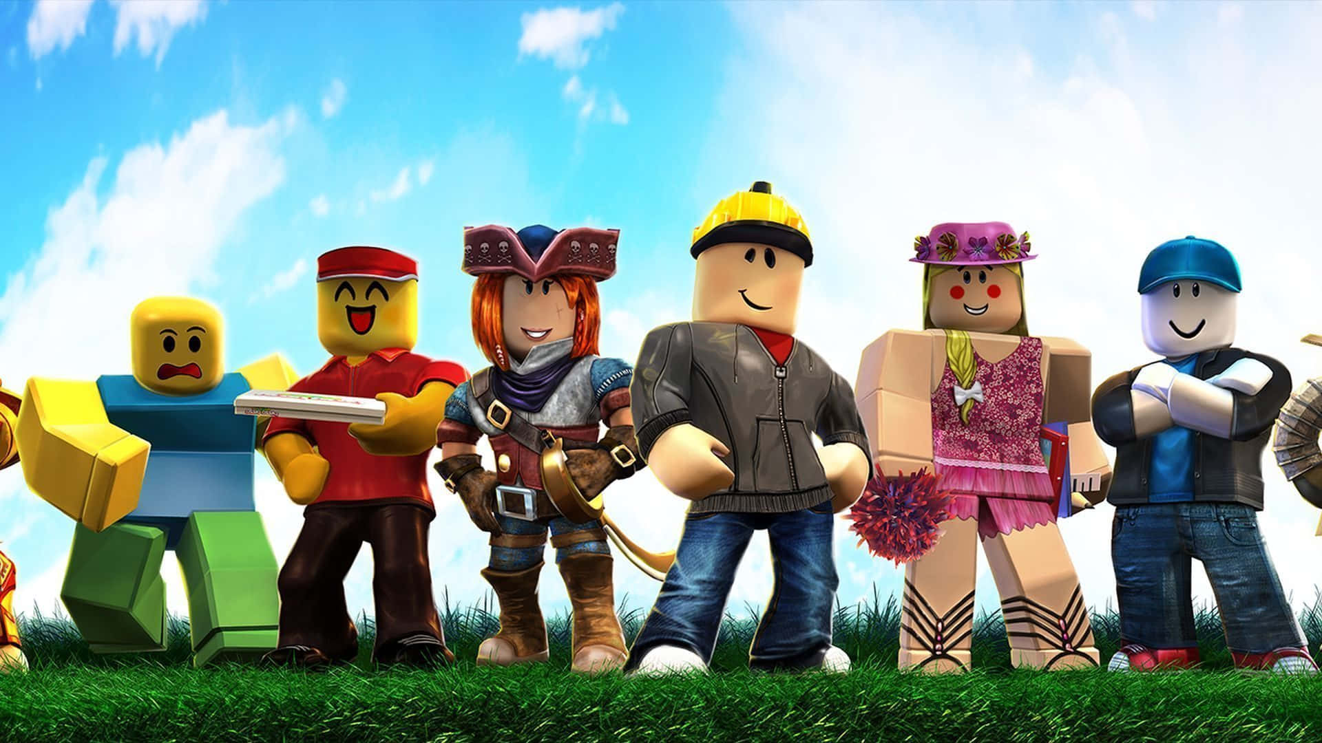 Изследвай Roblox, крайната виртуална вселена за геймъри Тапет