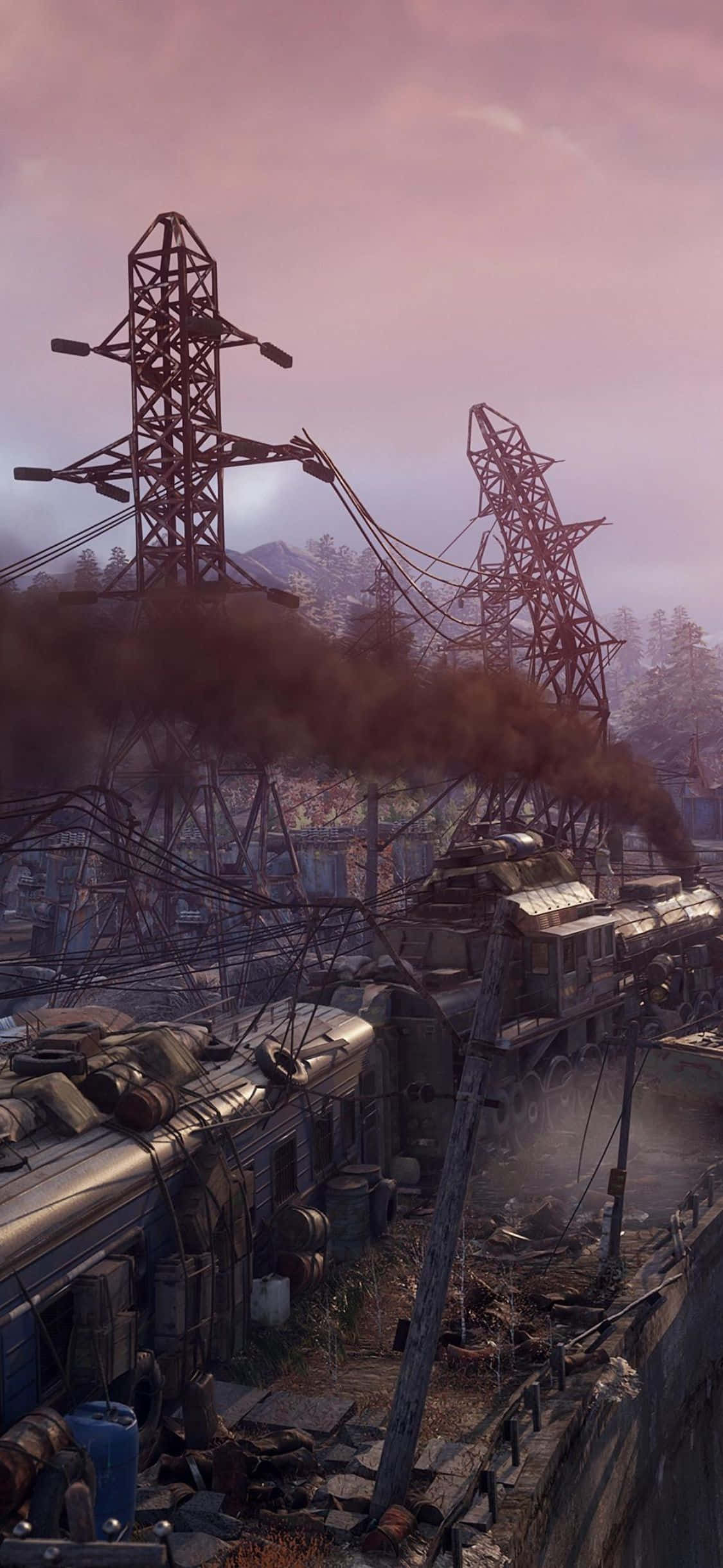 Изследвайте пост-апокалиптични пустини на Metro Exodus на ваши iPhone X Тапет