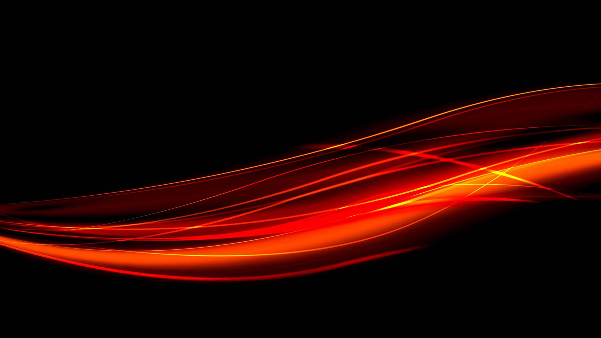 Тапет с вълнообразни червени линии