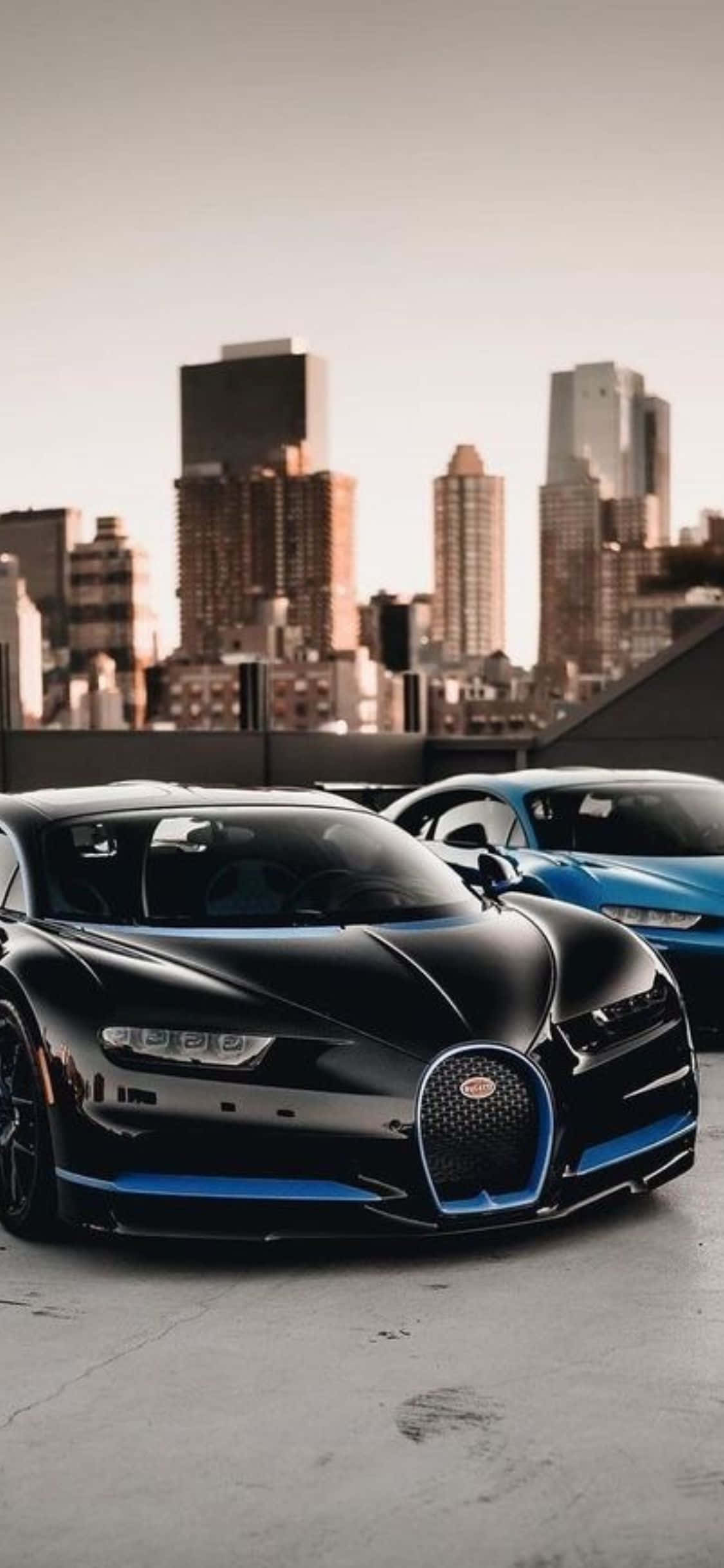 Иконичния Bugatti и иновативния iPhone Xs работят в перфектна хармония Тапет