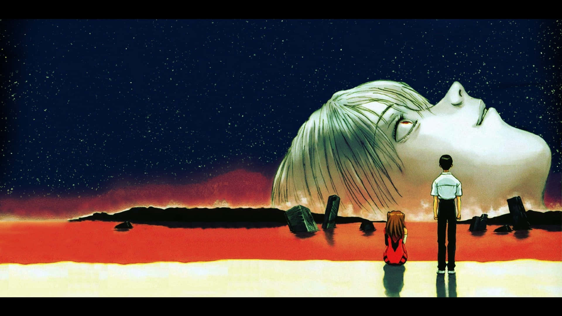 Иконичното меха от Neon Genesis Evangelion Тапет