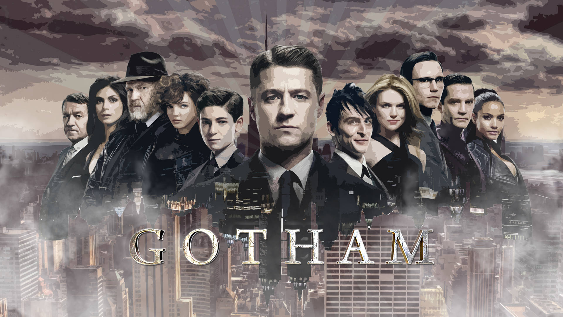 Кафява естетика 4K Gotham Ensemble