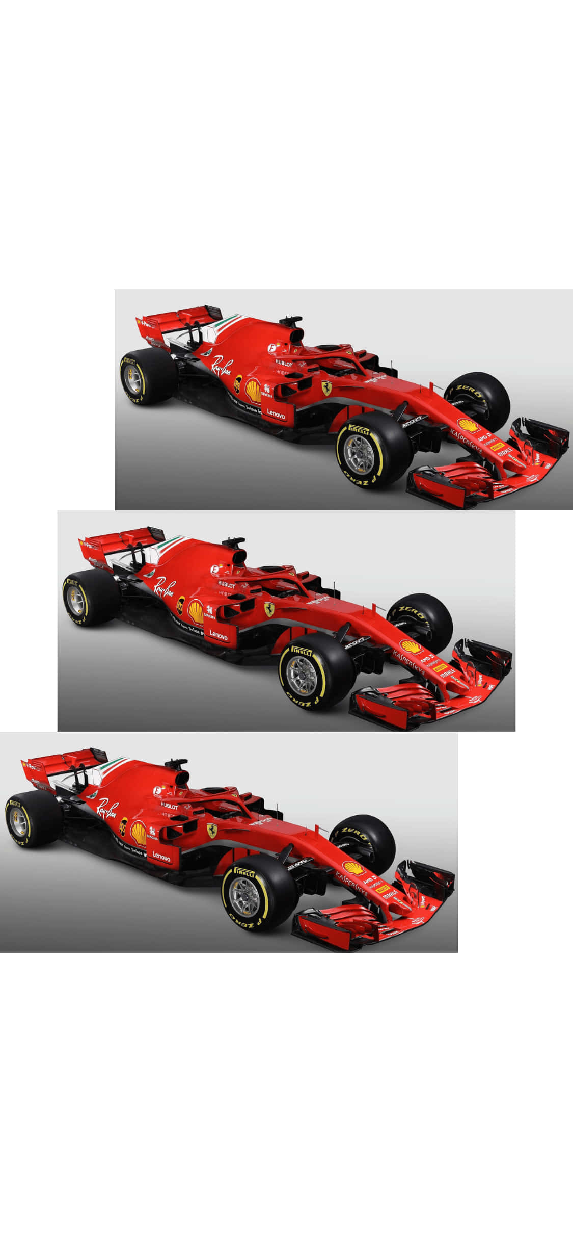 Колаж от слои с класиране Фон за iPhone XS от F1 2018 Тапет