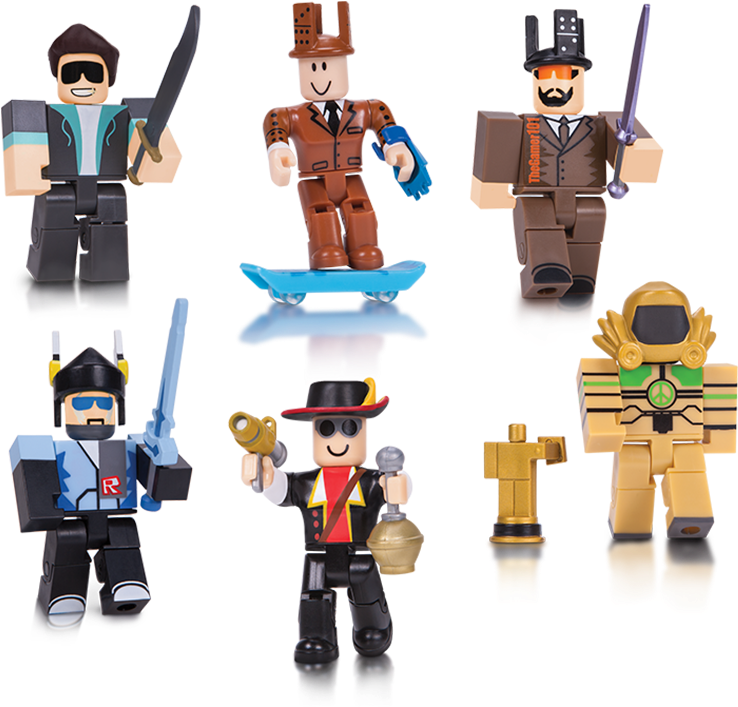 Колекция екшън фигурки от Roblox Тапет
