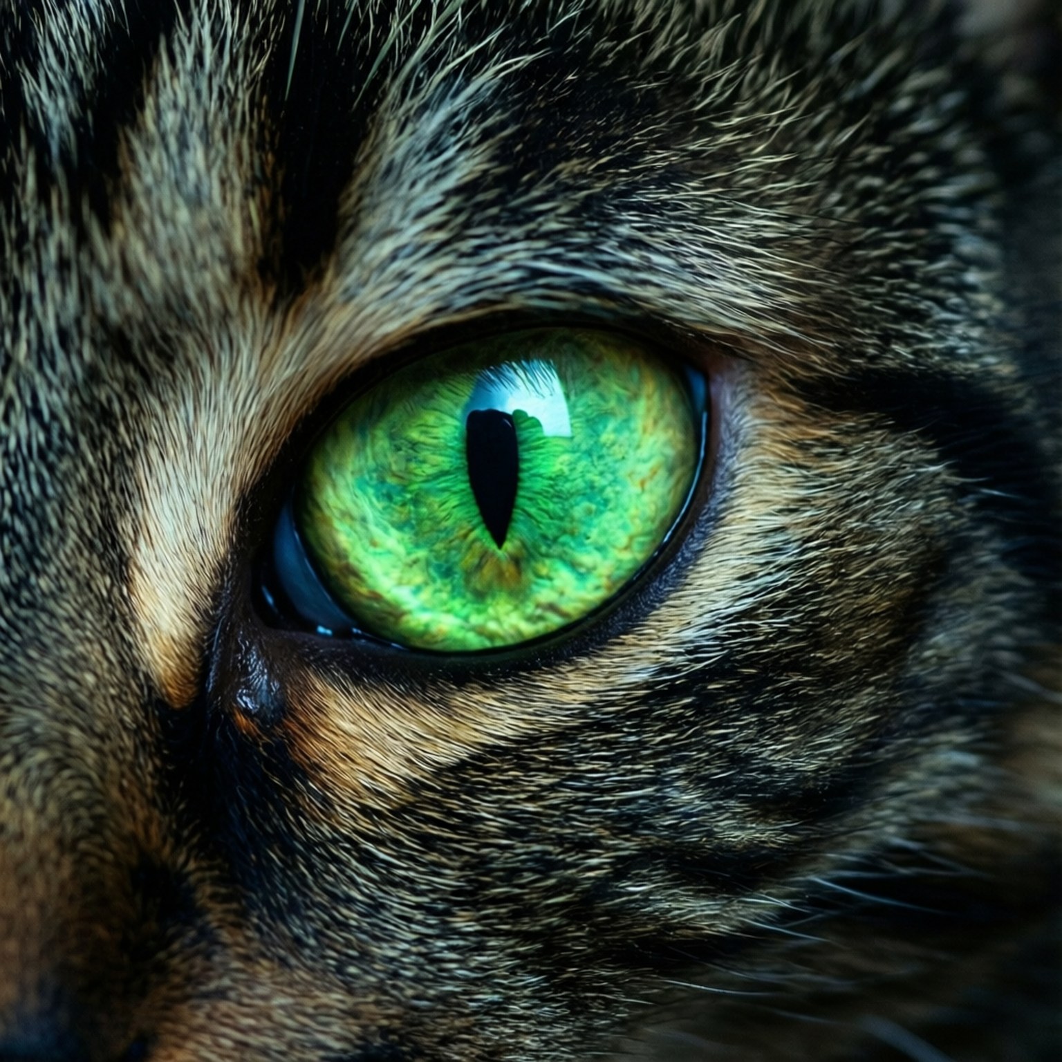 Котешки блясък Тапет
