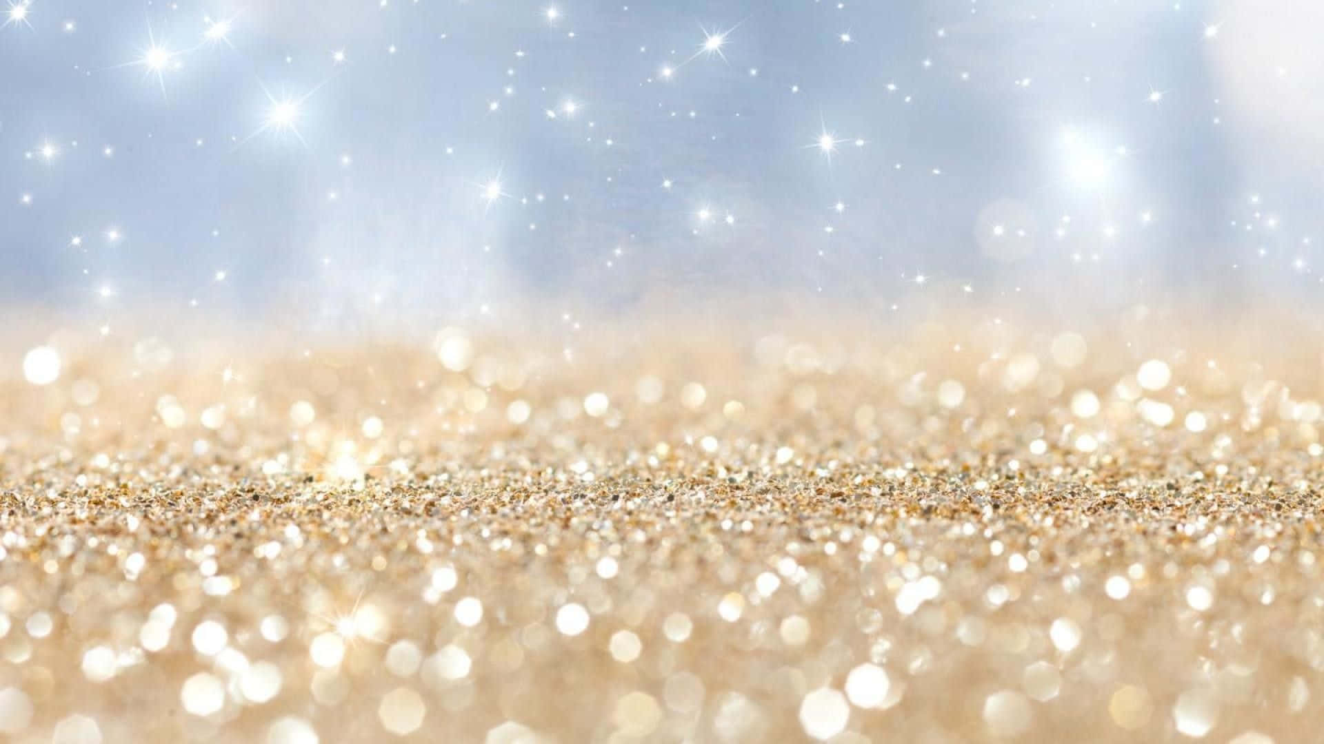 Красив розово-златист естетичен фон Тапет