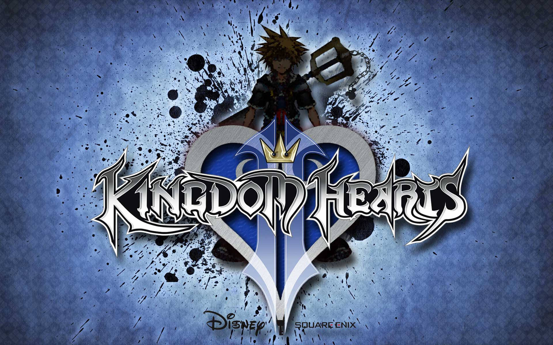 Красива илюстрация на логото на Kingdom Hearts