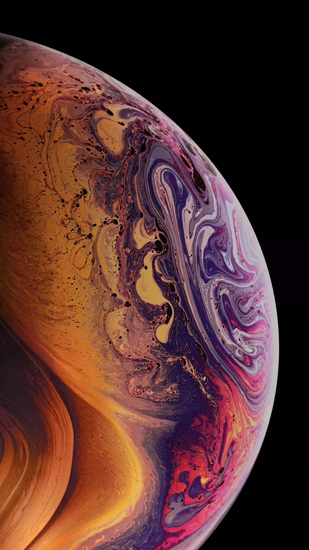 Красотата на космоса, заснета с iPhone Xr Тапет