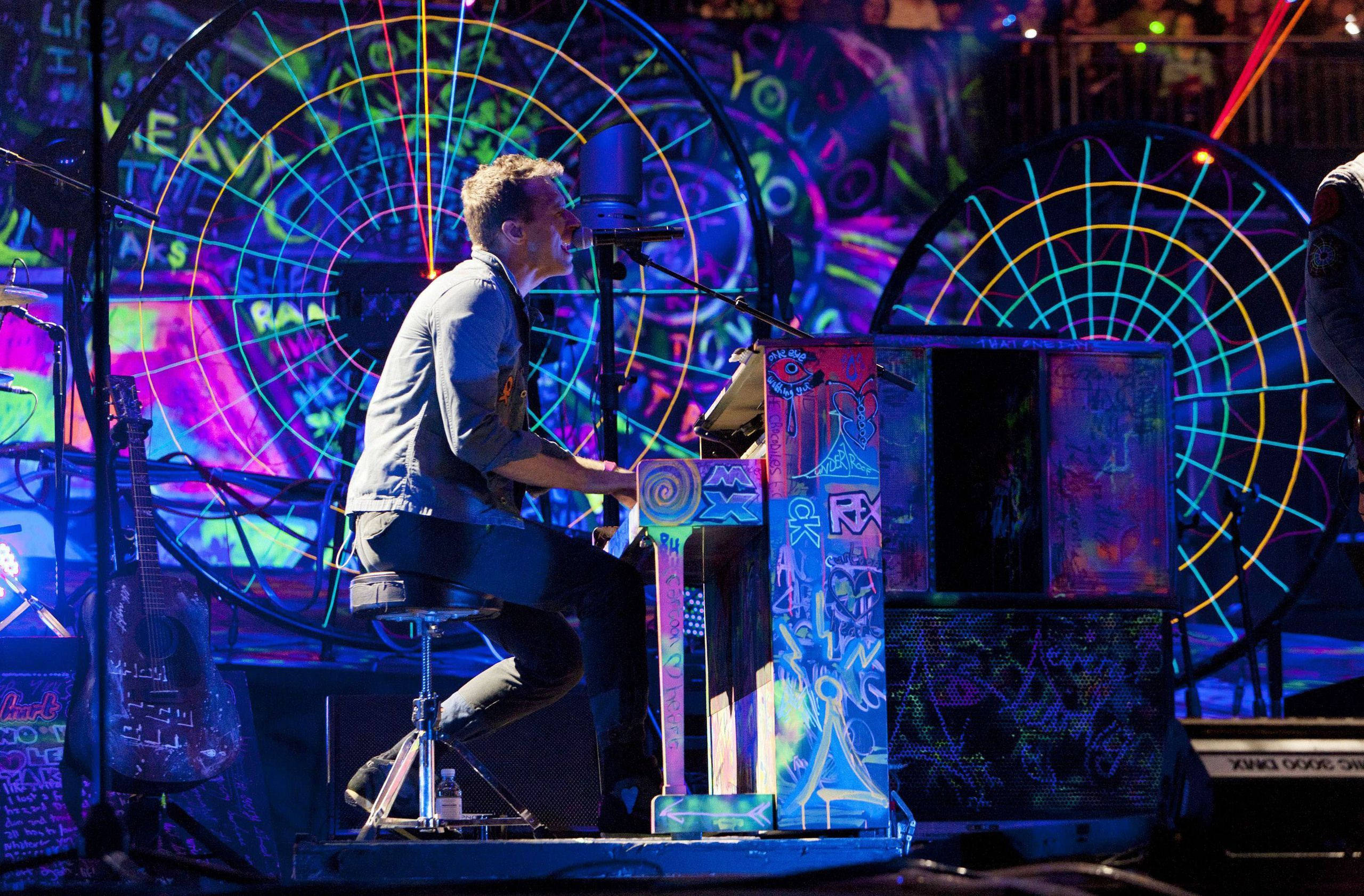 Крис Мартин Mylo Xyloto Тапет