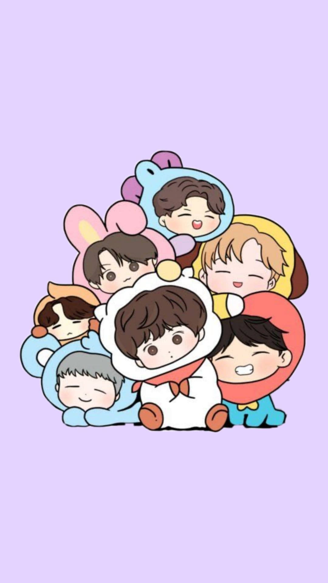 Купчина BTS Чиби Тапет