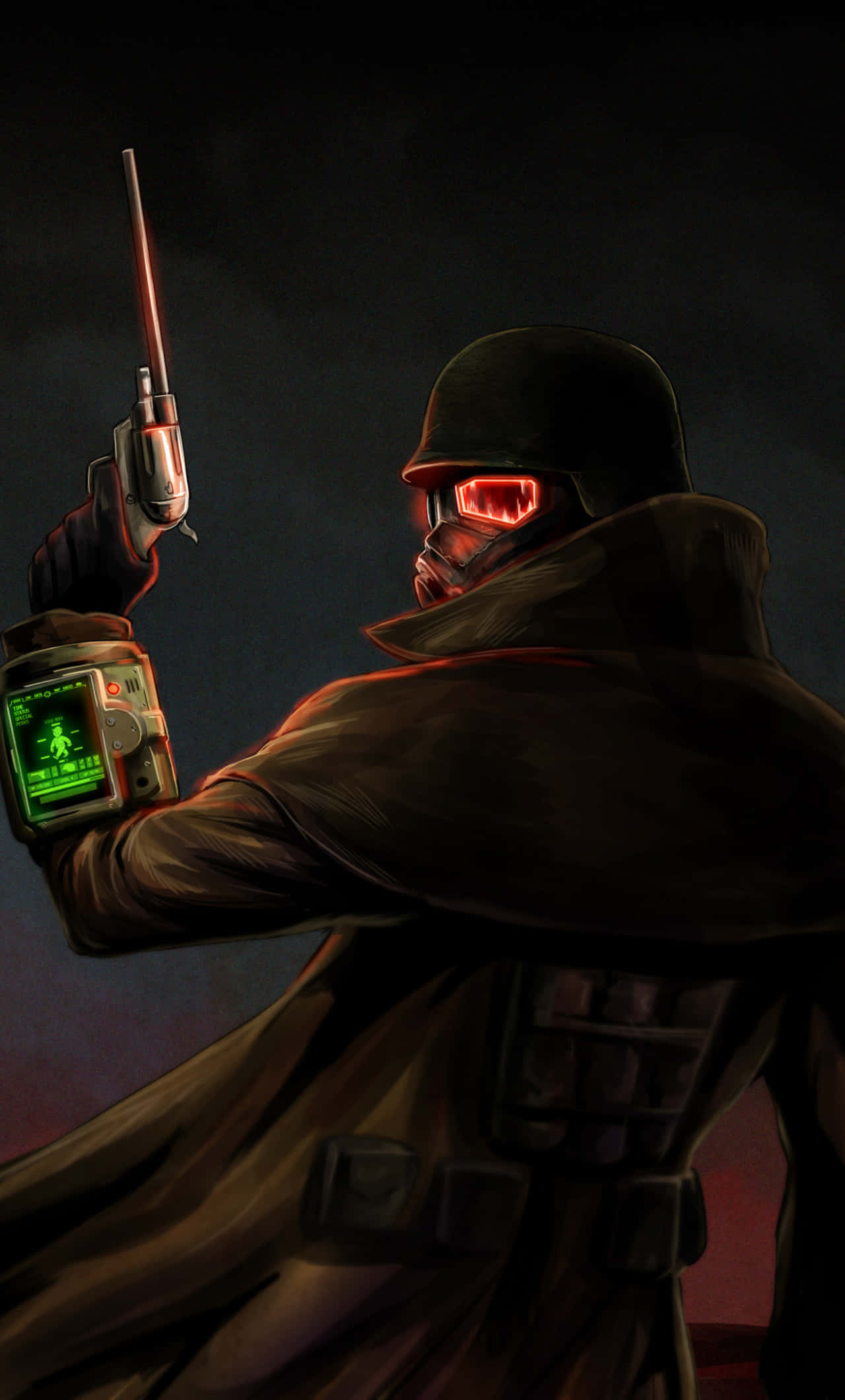 Телефонът на Куриерът Fallout NV Тапет
