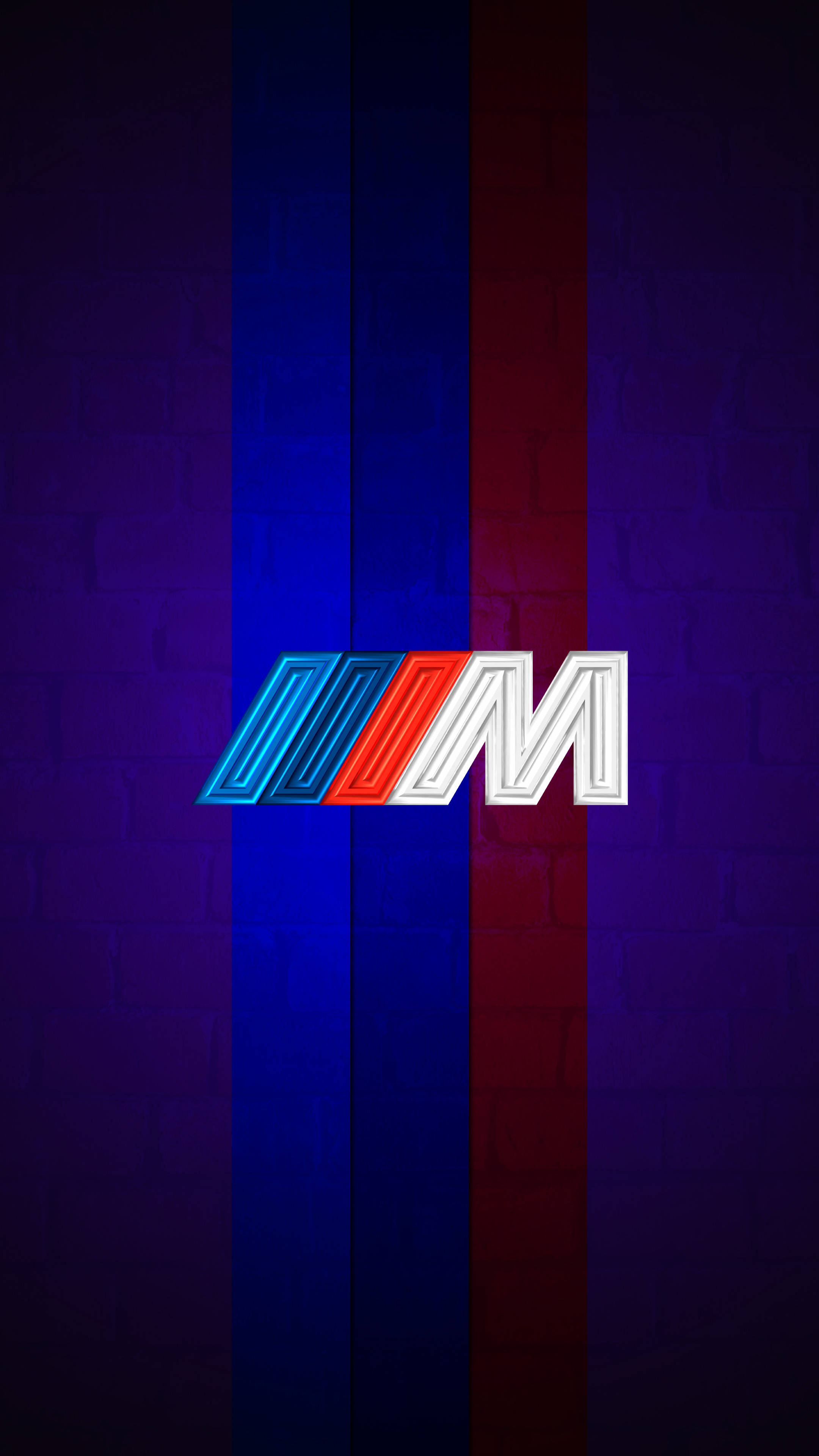 Лила с ивици BMW M лого Тапет