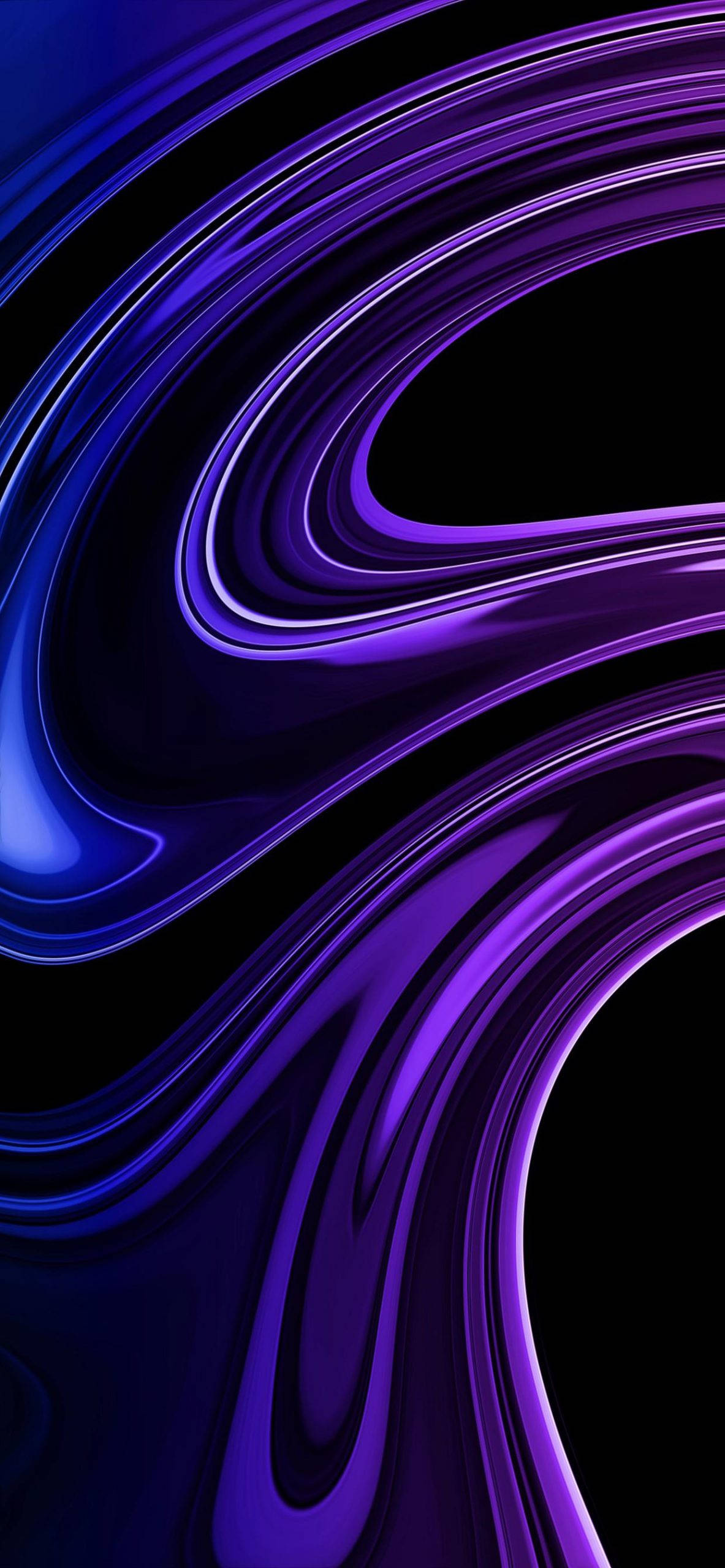 Лилава течност iPhone 12 Тапет