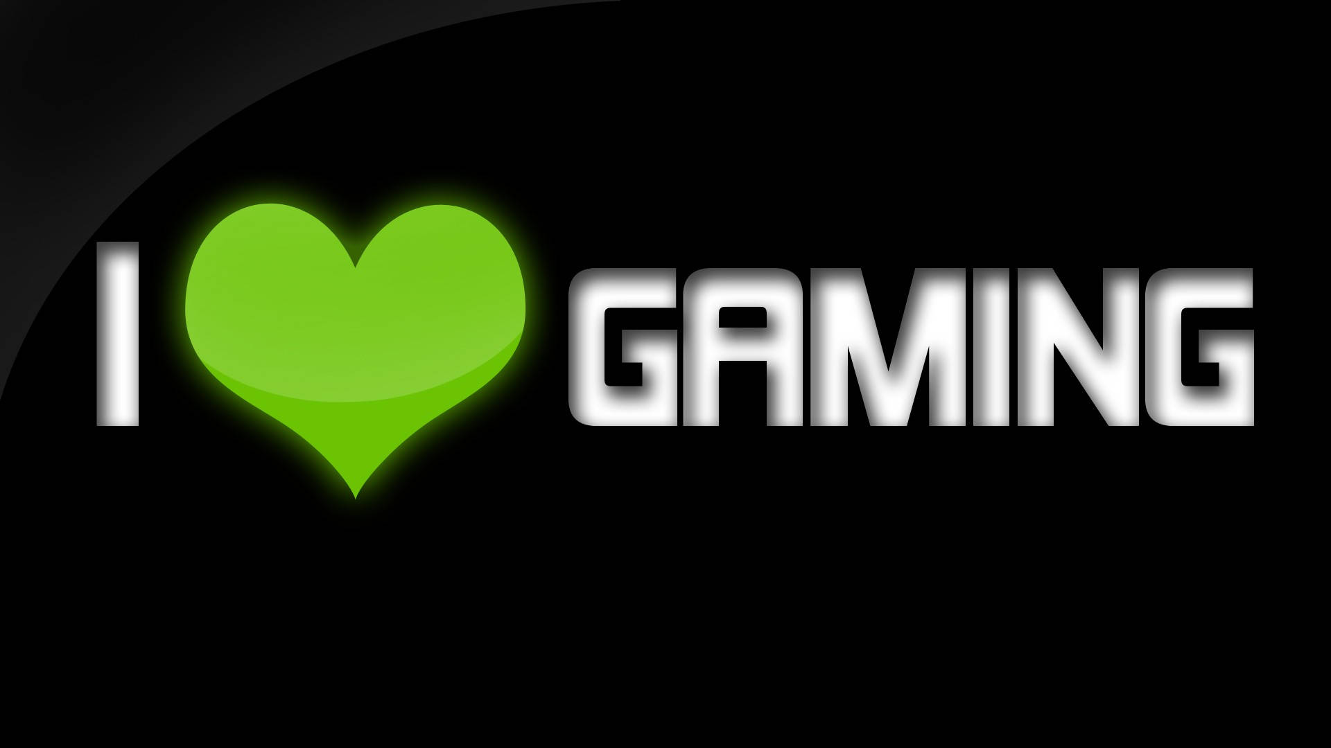 Тапет с лого I Love Gaming