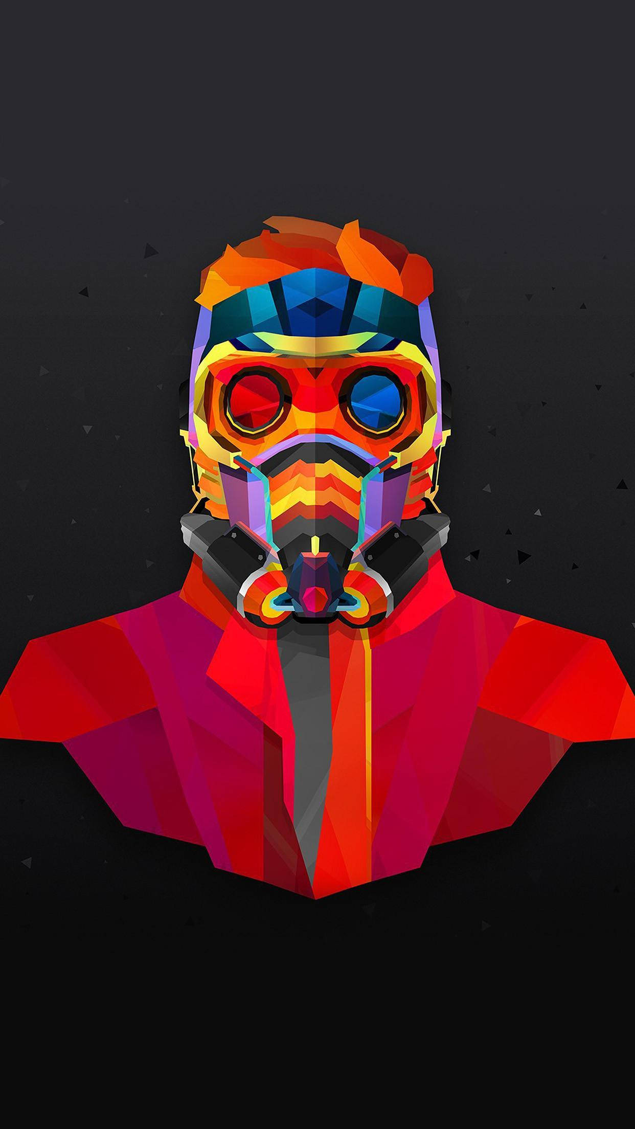 Лого на Star Lord Marvel iPhone X Тапет
