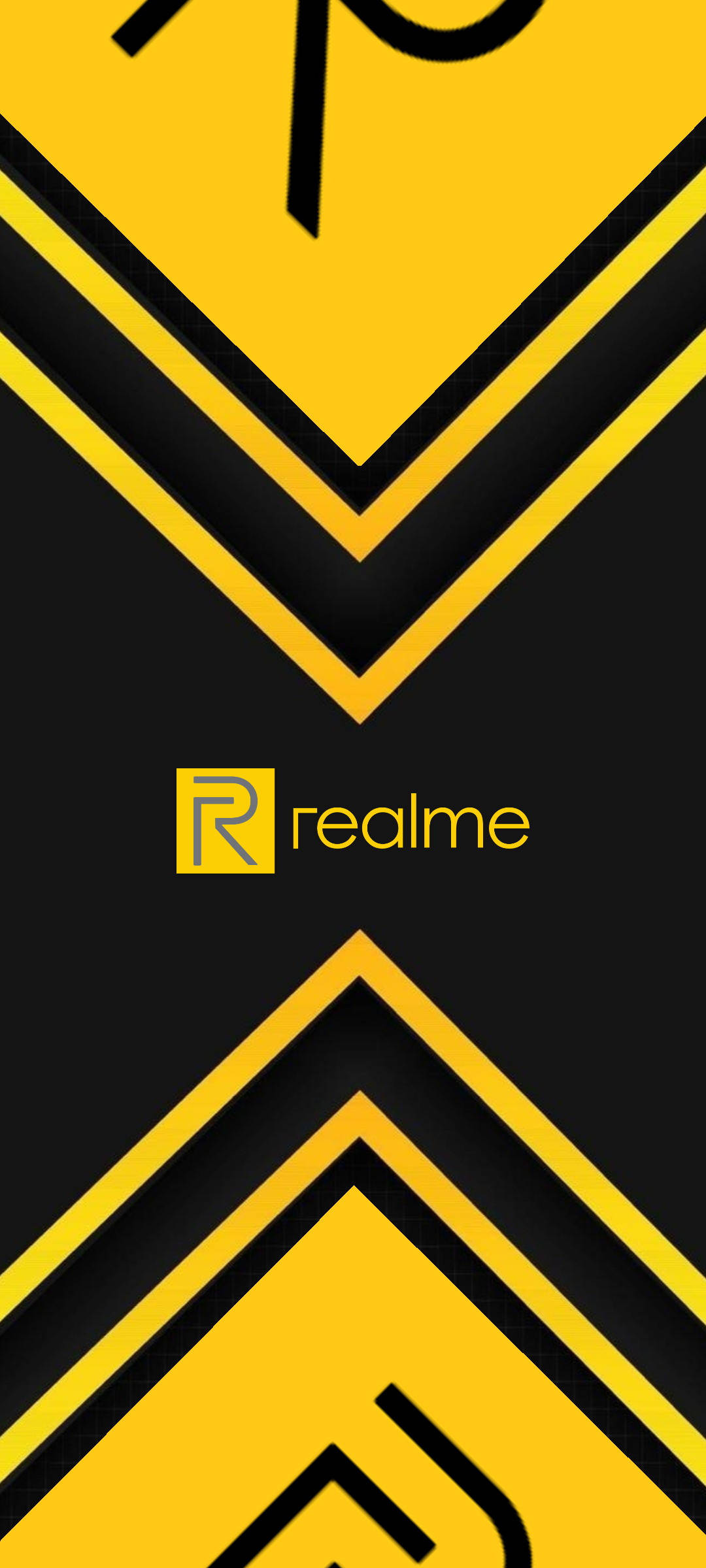 Логотип Realme с две точки Тапет