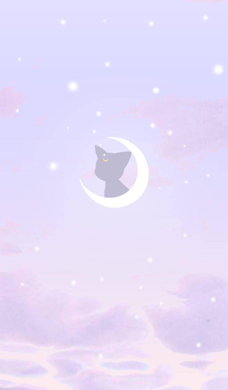 Луна с полумесец Sailor Moon iPhone Тапет