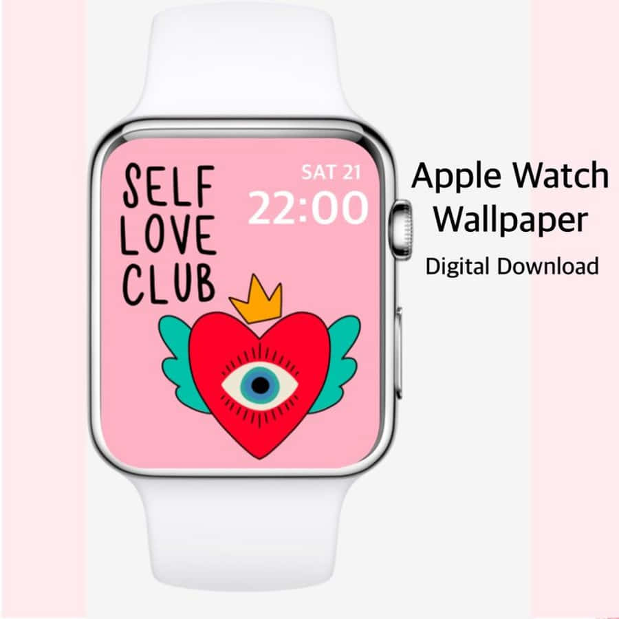 Любов за Apple Watch с мил дизайн Тапет