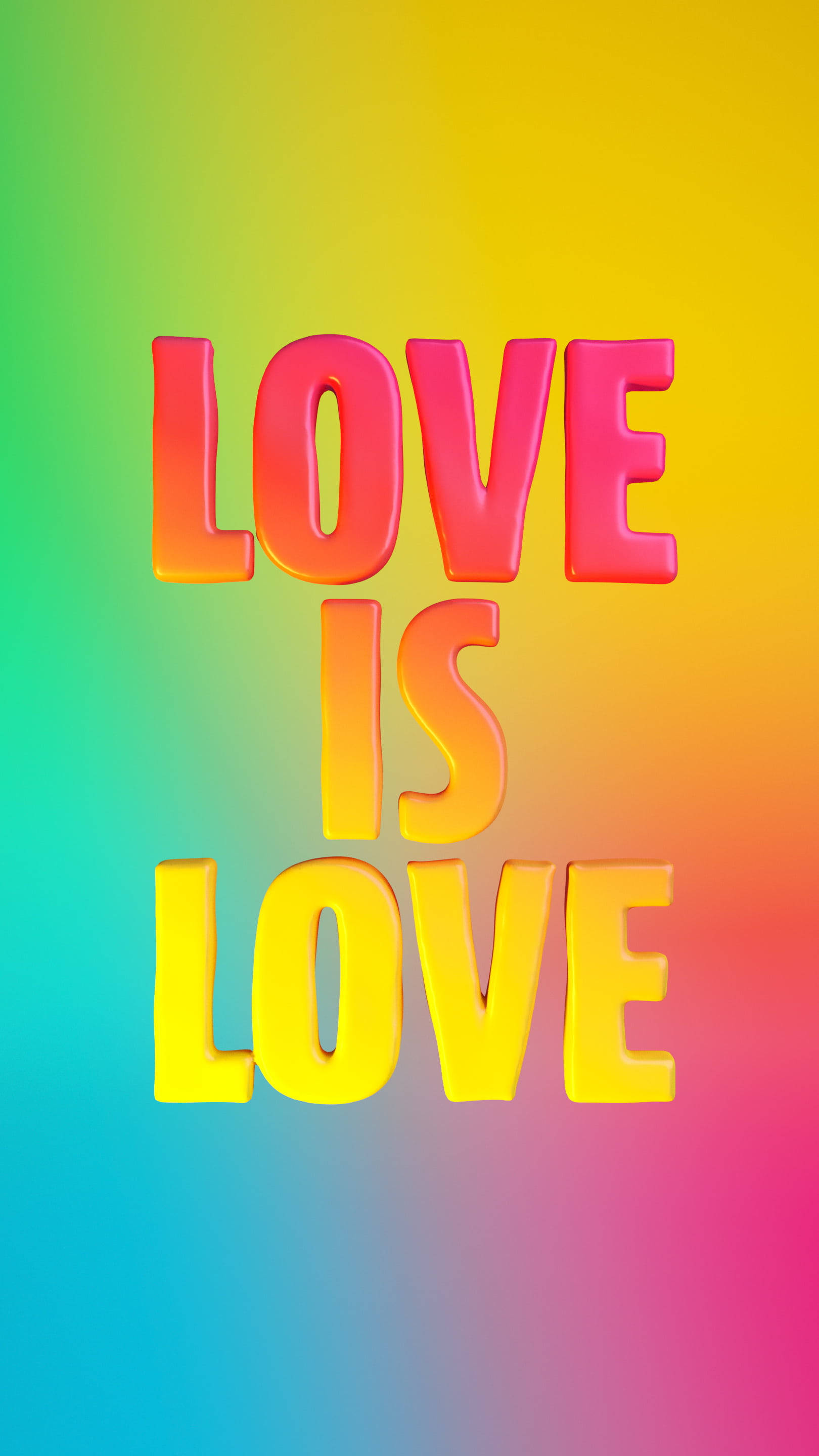 Любовта е любов LGBT телефон Тапет